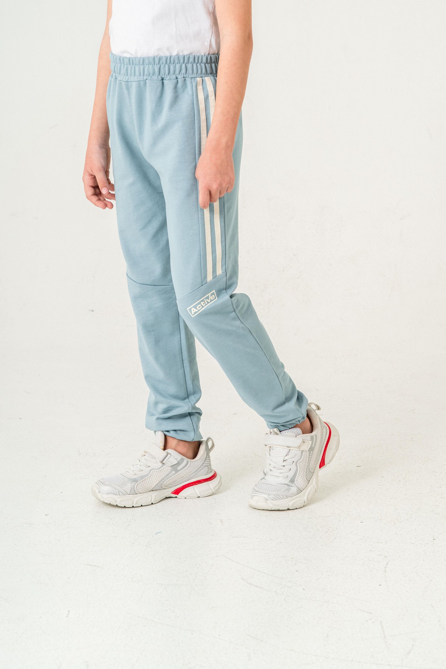 Active Baskılı Yanlar Şeritli Erkek Çocuk Eşofman Altı