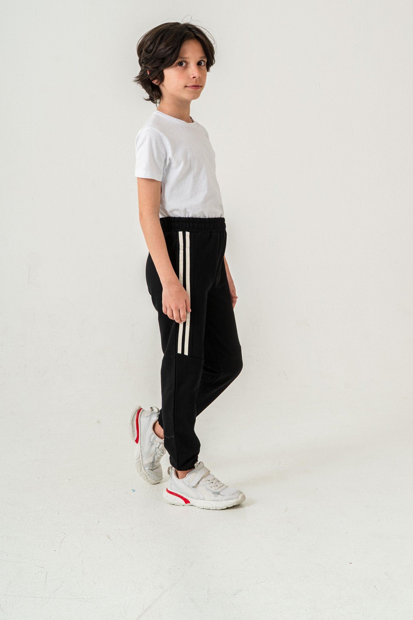 Active Baskılı Yanlar Şeritli Erkek Çocuk Eşofman Altı