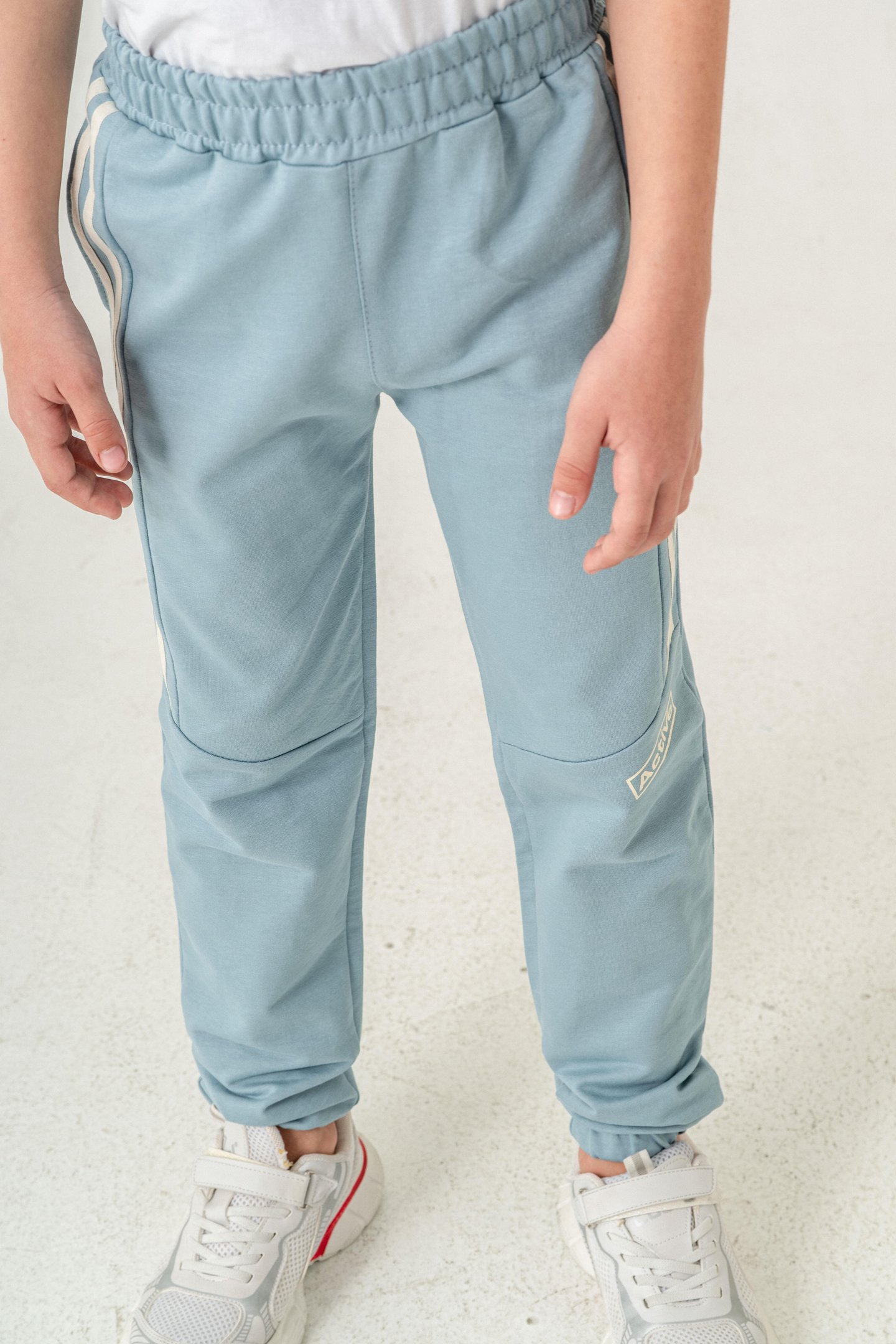 Active Baskılı Yanlar Şeritli Erkek Çocuk Eşofman Altı