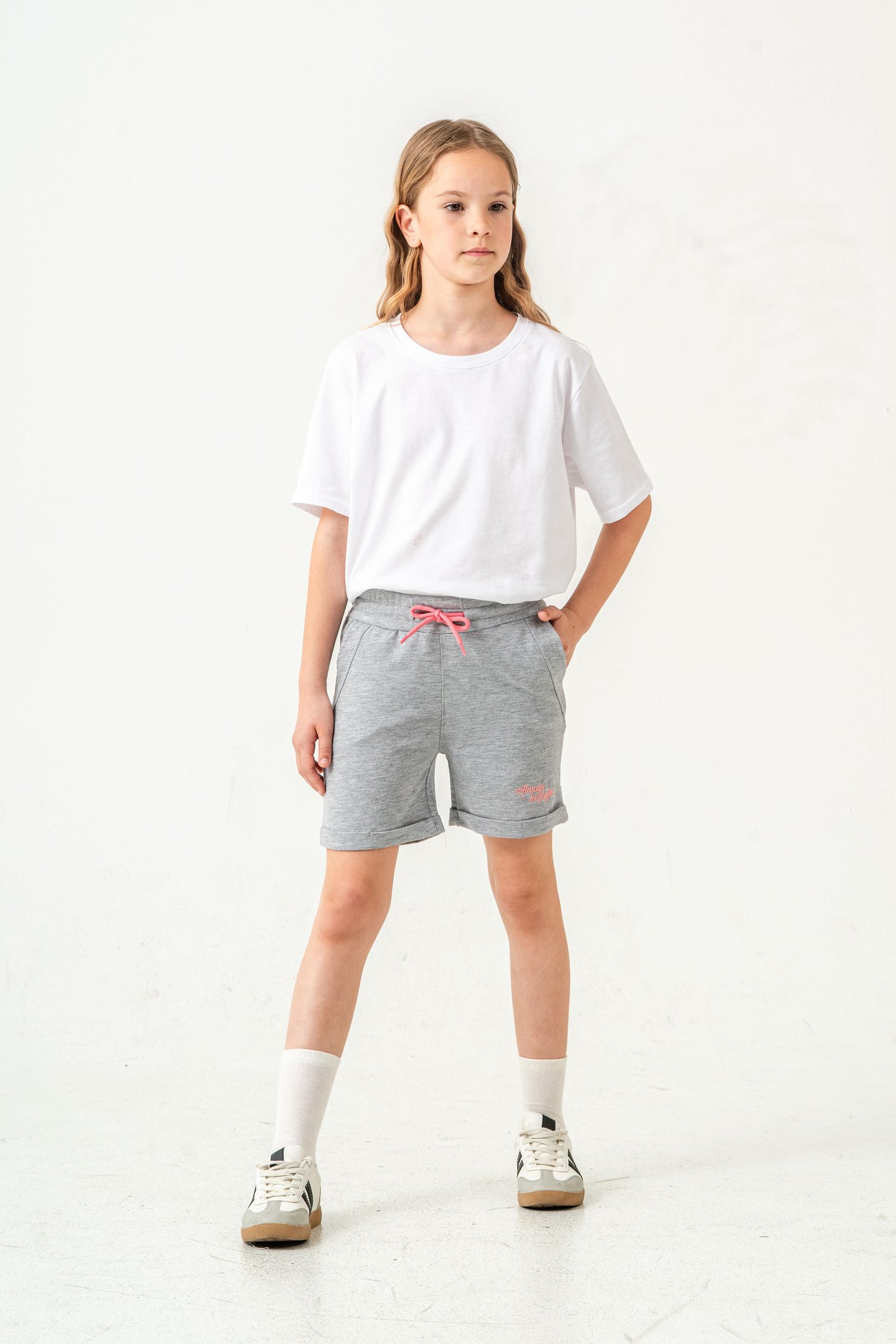 Always Be Joyful Nakışlı Kız Çocuk Şort