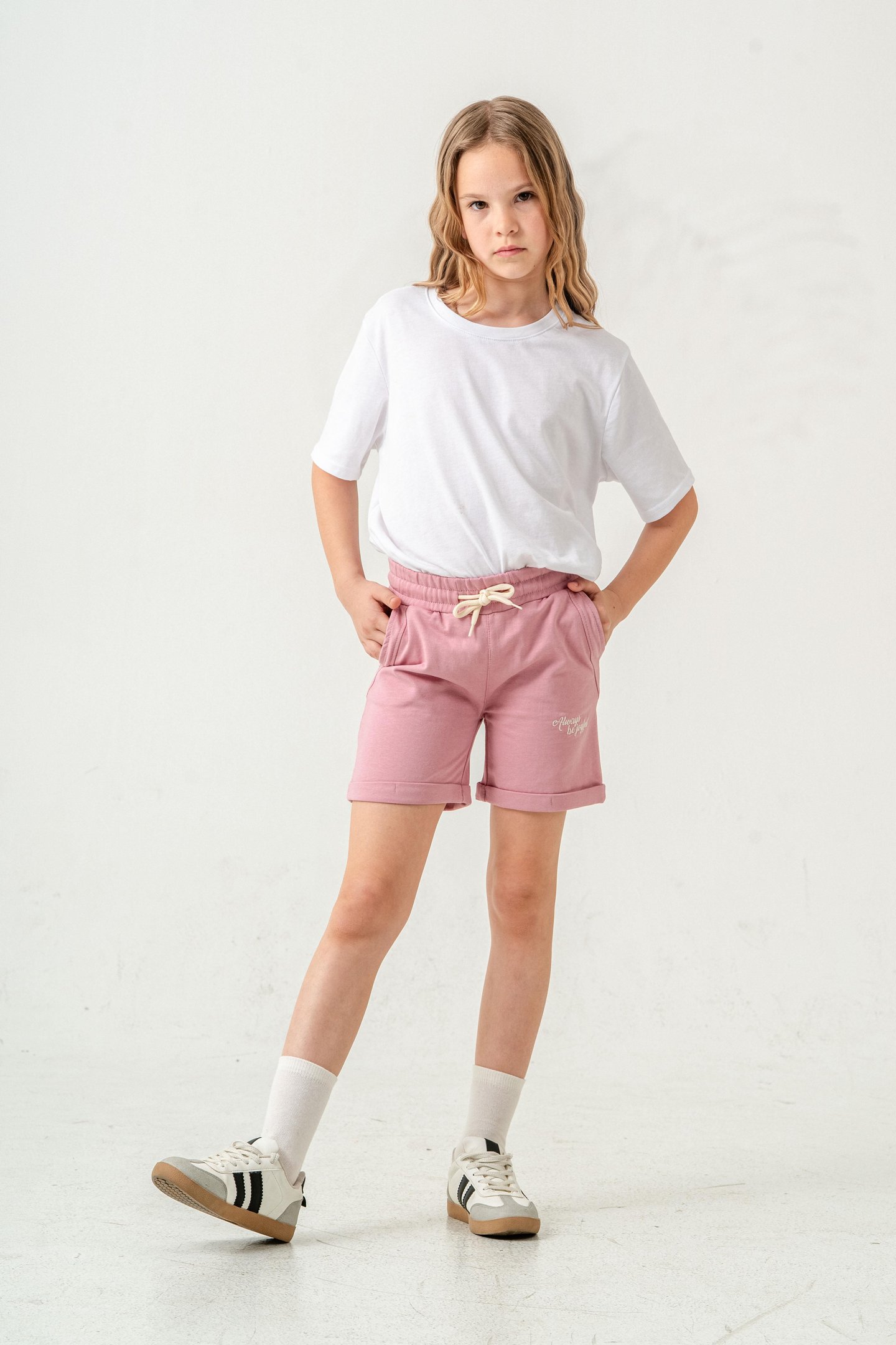 Always Be Joyful Nakışlı Kız Çocuk Şort
