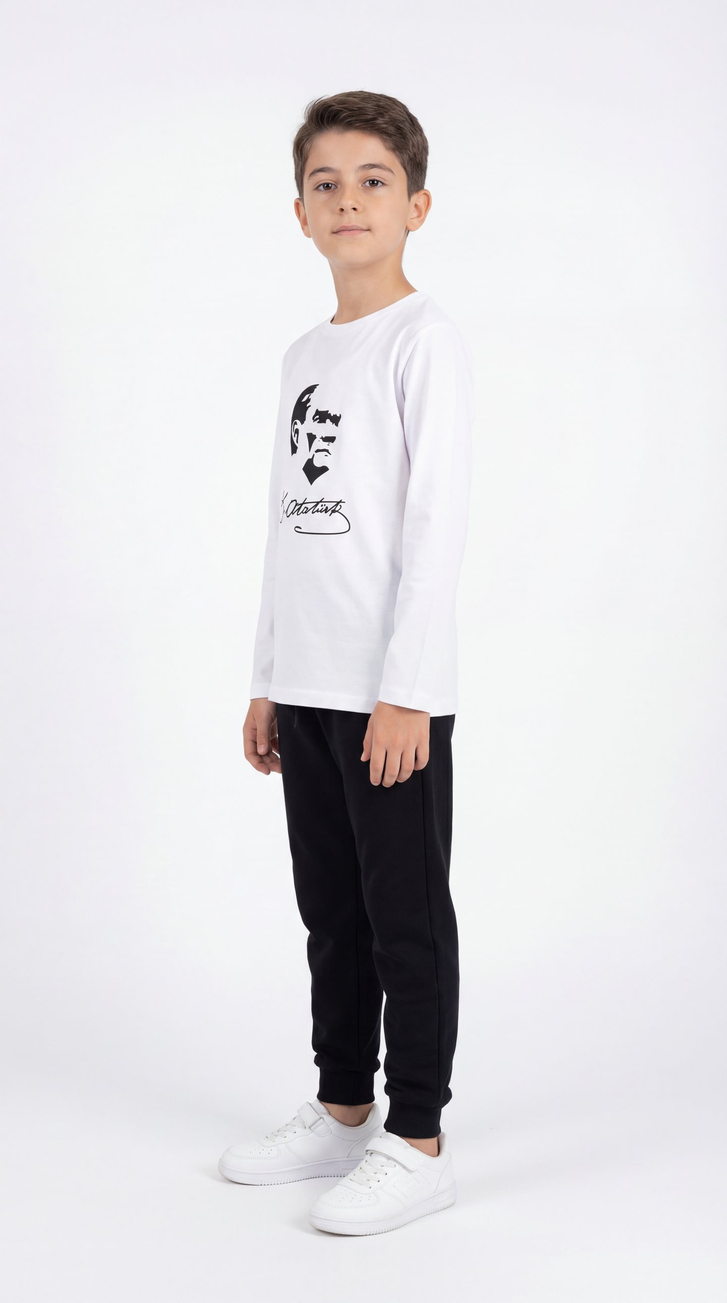 Atatürk Baskılı Erkek Çocuk T-shirt