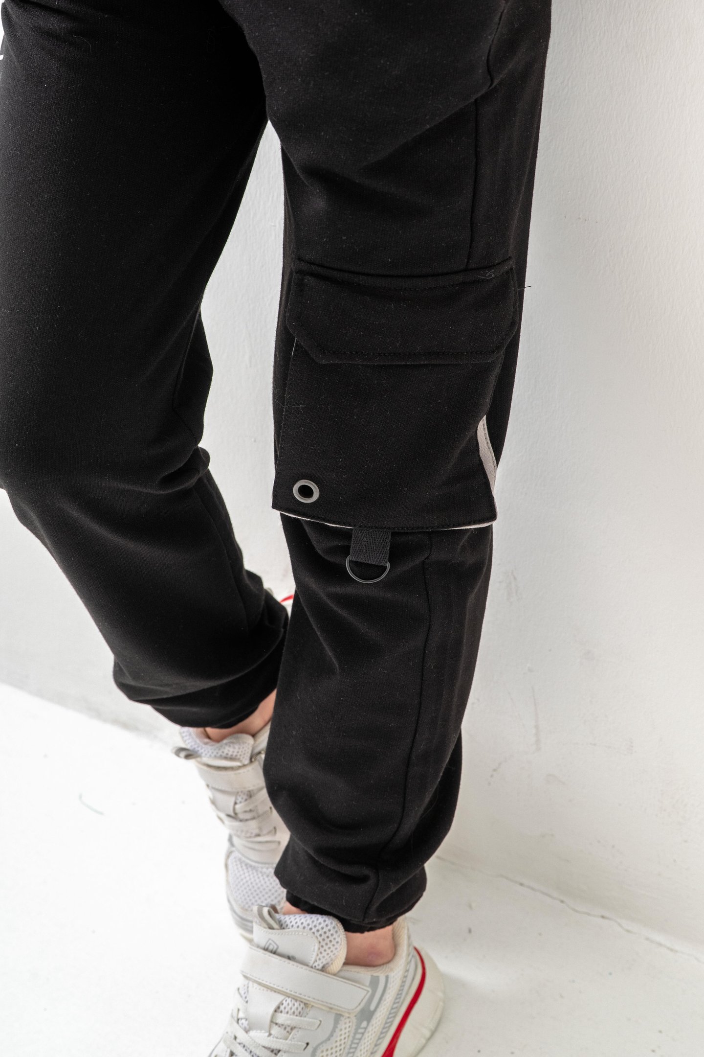Athleisure Baskılı Kargo Cepli Erkek Çocuk Eşofman Altı