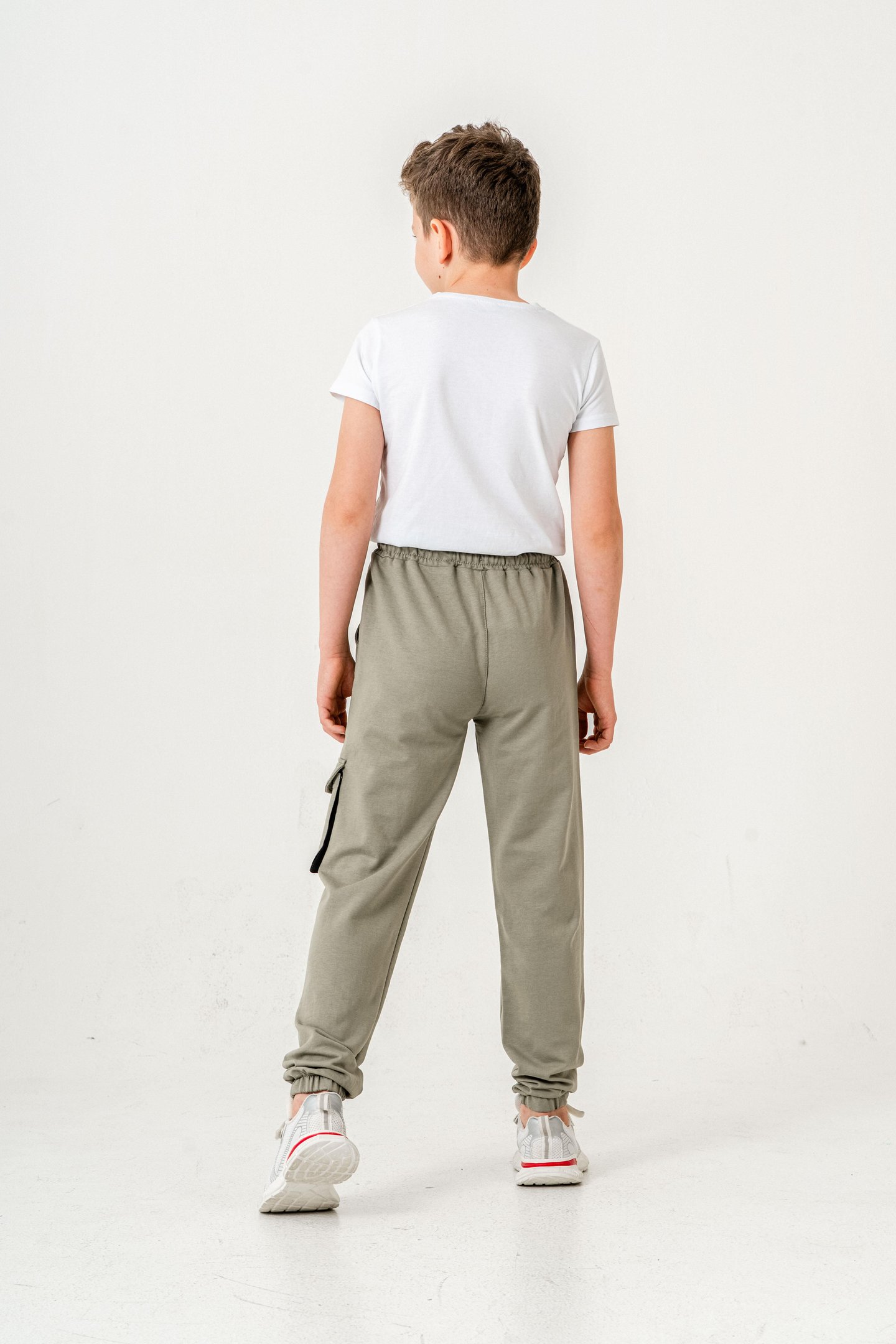 Athleisure Baskılı Kargo Cepli Erkek Çocuk Eşofman Altı