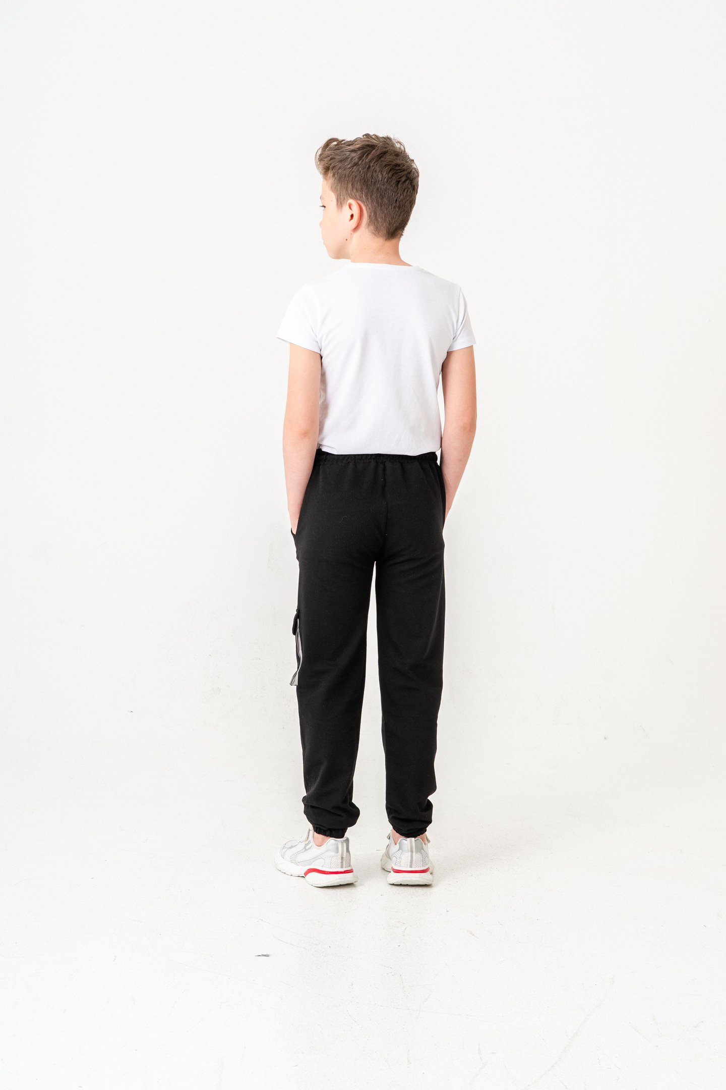Athleisure Baskılı Kargo Cepli Erkek Çocuk Eşofman Altı