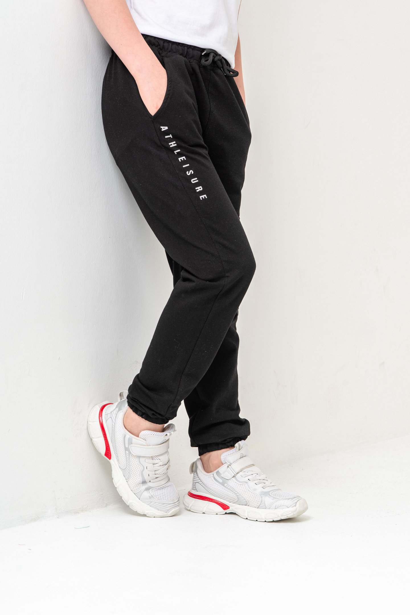 Athleisure Baskılı Kargo Cepli Erkek Çocuk Eşofman Altı
