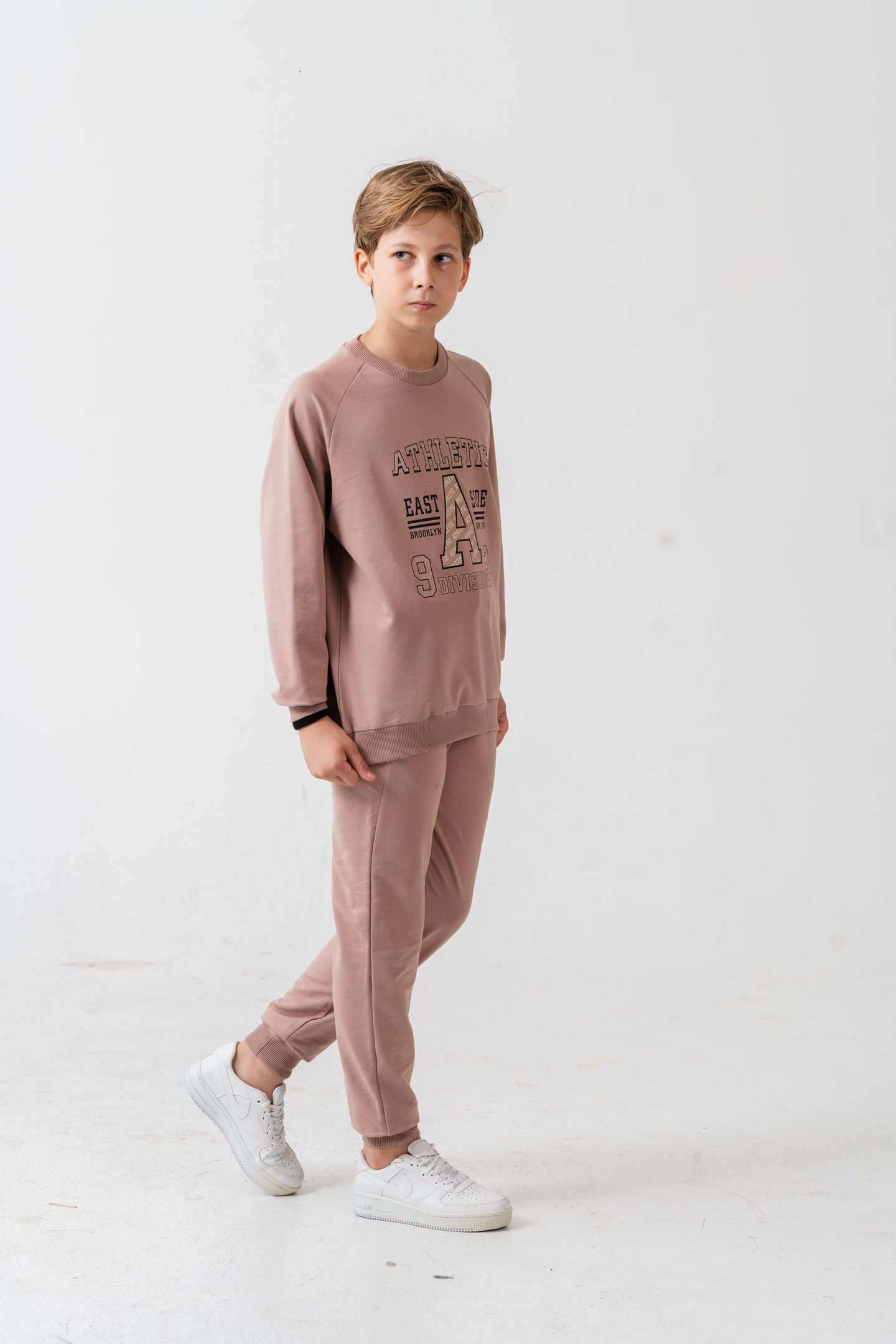 Athletic Baskılı Erkek Çocuk Alt Üst Eşofman Takımı