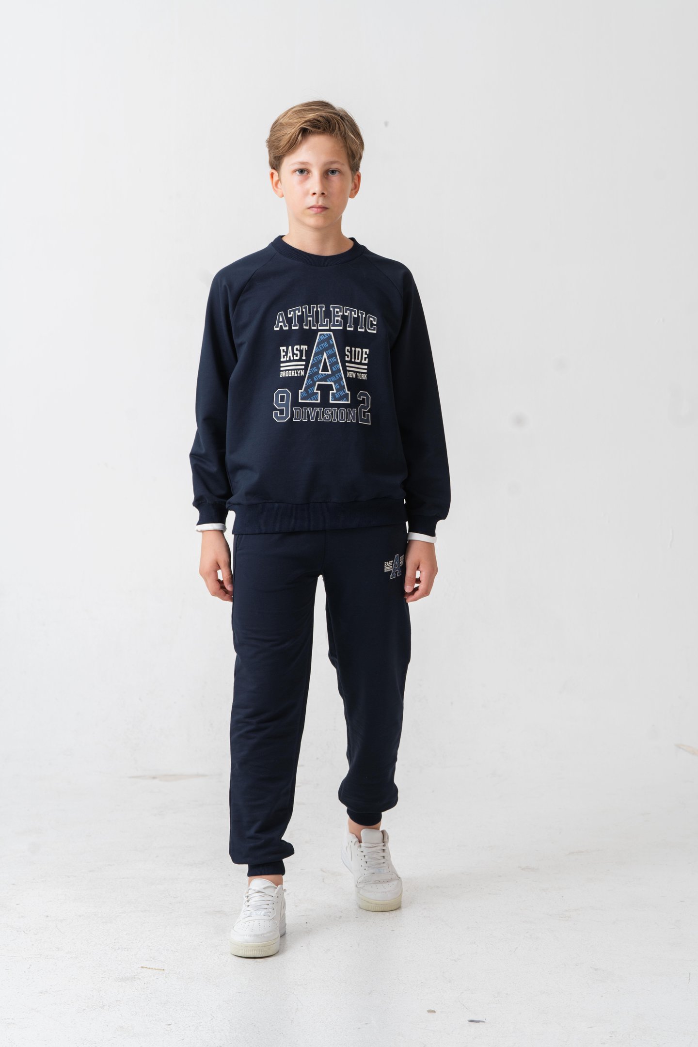 Athletic Baskılı Erkek Çocuk Alt Üst Eşofman Takımı