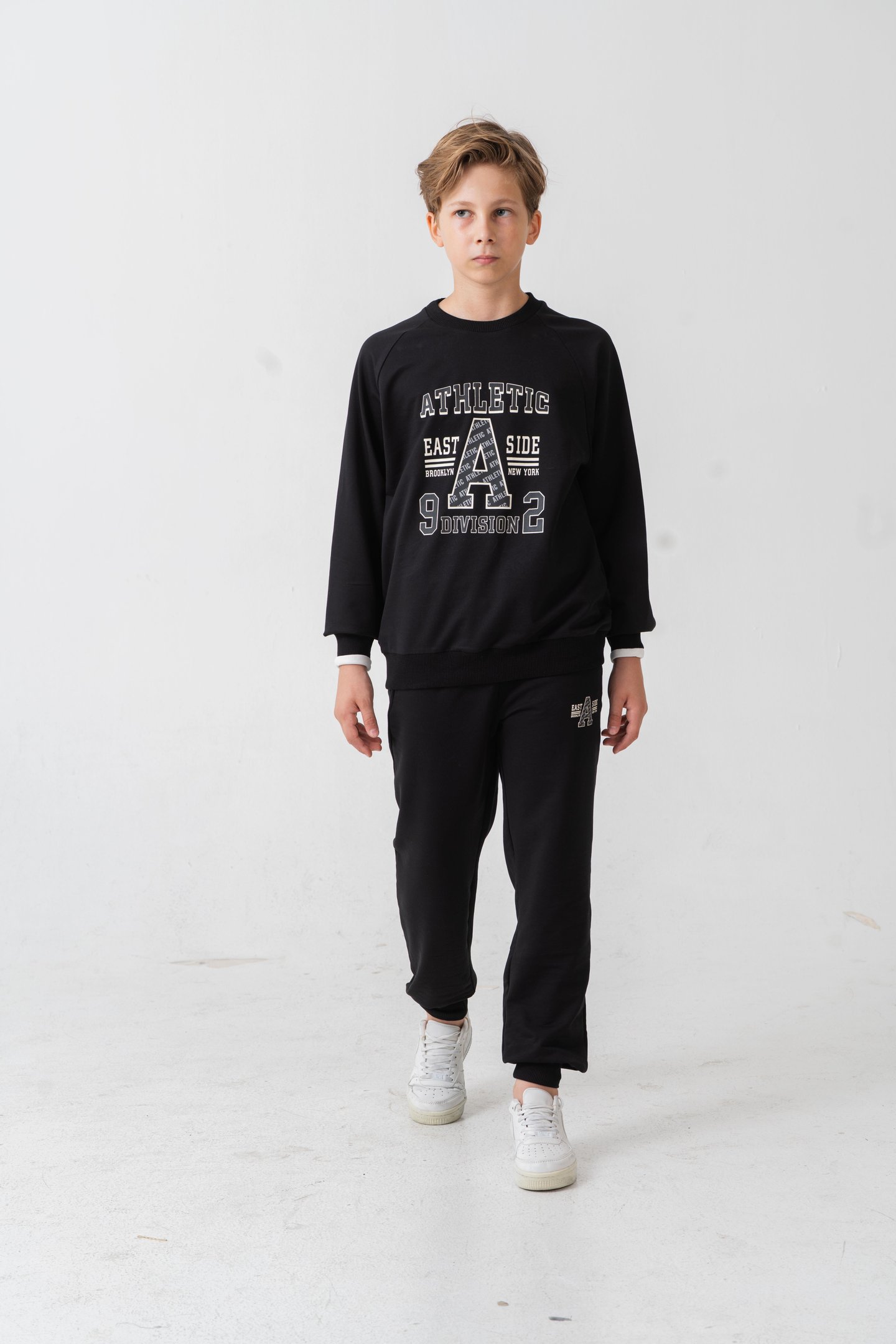 Athletic Baskılı Erkek Çocuk Alt Üst Eşofman Takımı