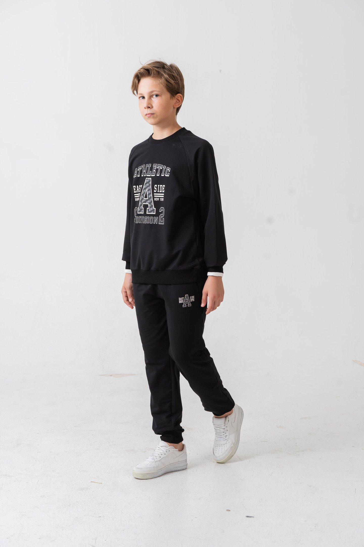 Athletic Baskılı Erkek Çocuk Alt Üst Eşofman Takımı