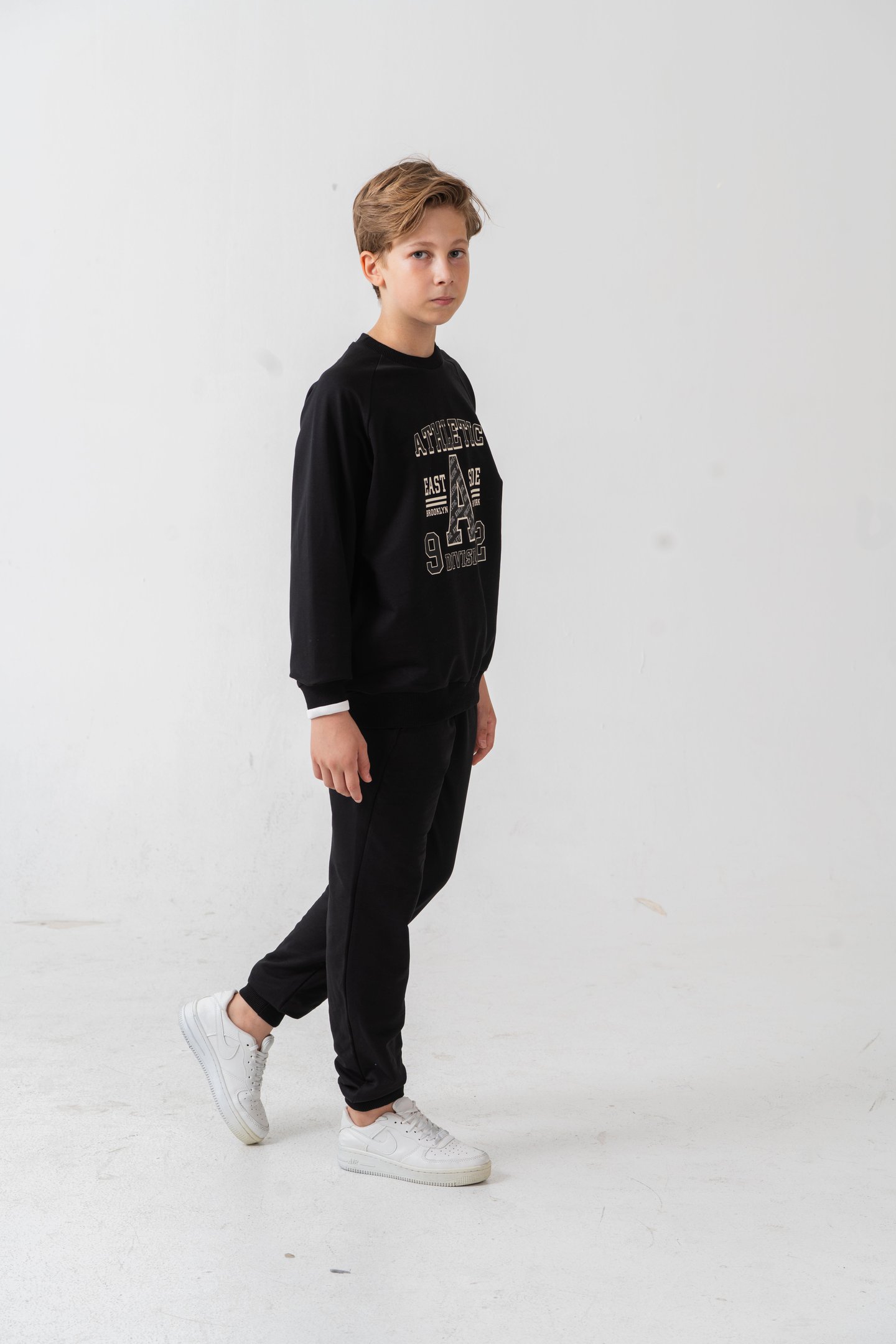 Athletic Baskılı Erkek Çocuk Alt Üst Eşofman Takımı