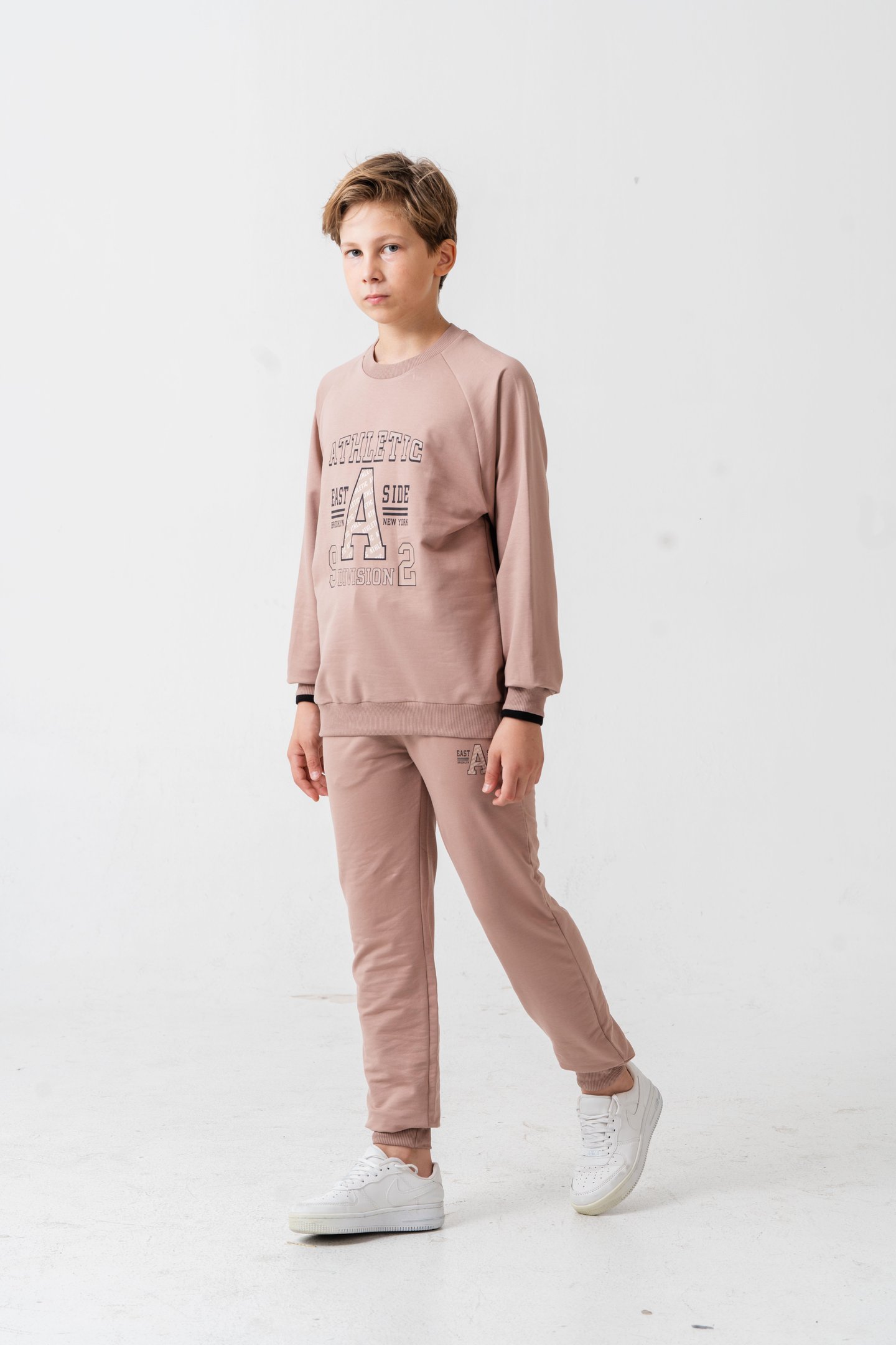 Athletic Baskılı Erkek Çocuk Alt Üst Eşofman Takımı