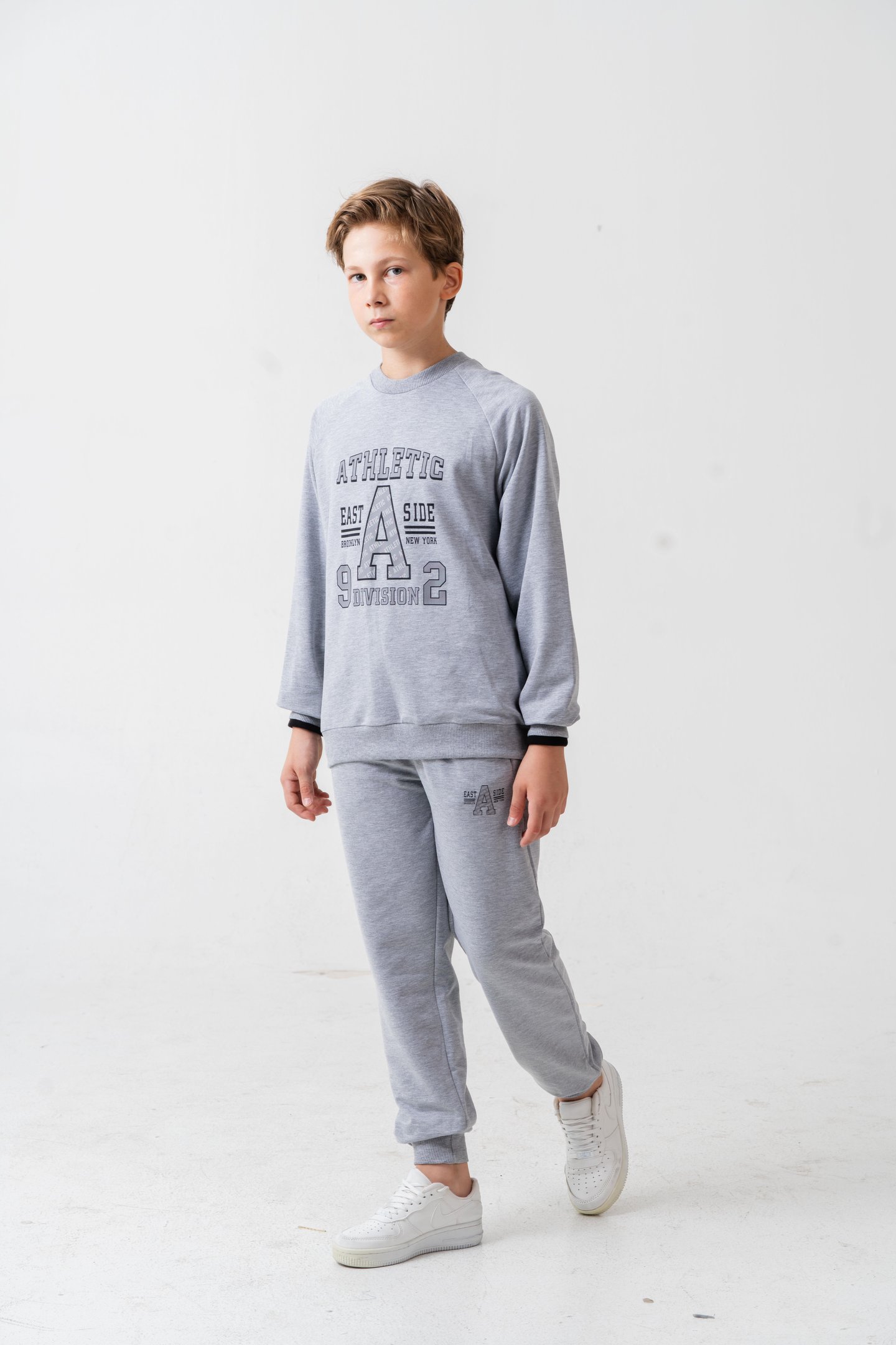 Athletic Baskılı Erkek Çocuk Alt Üst Eşofman Takımı