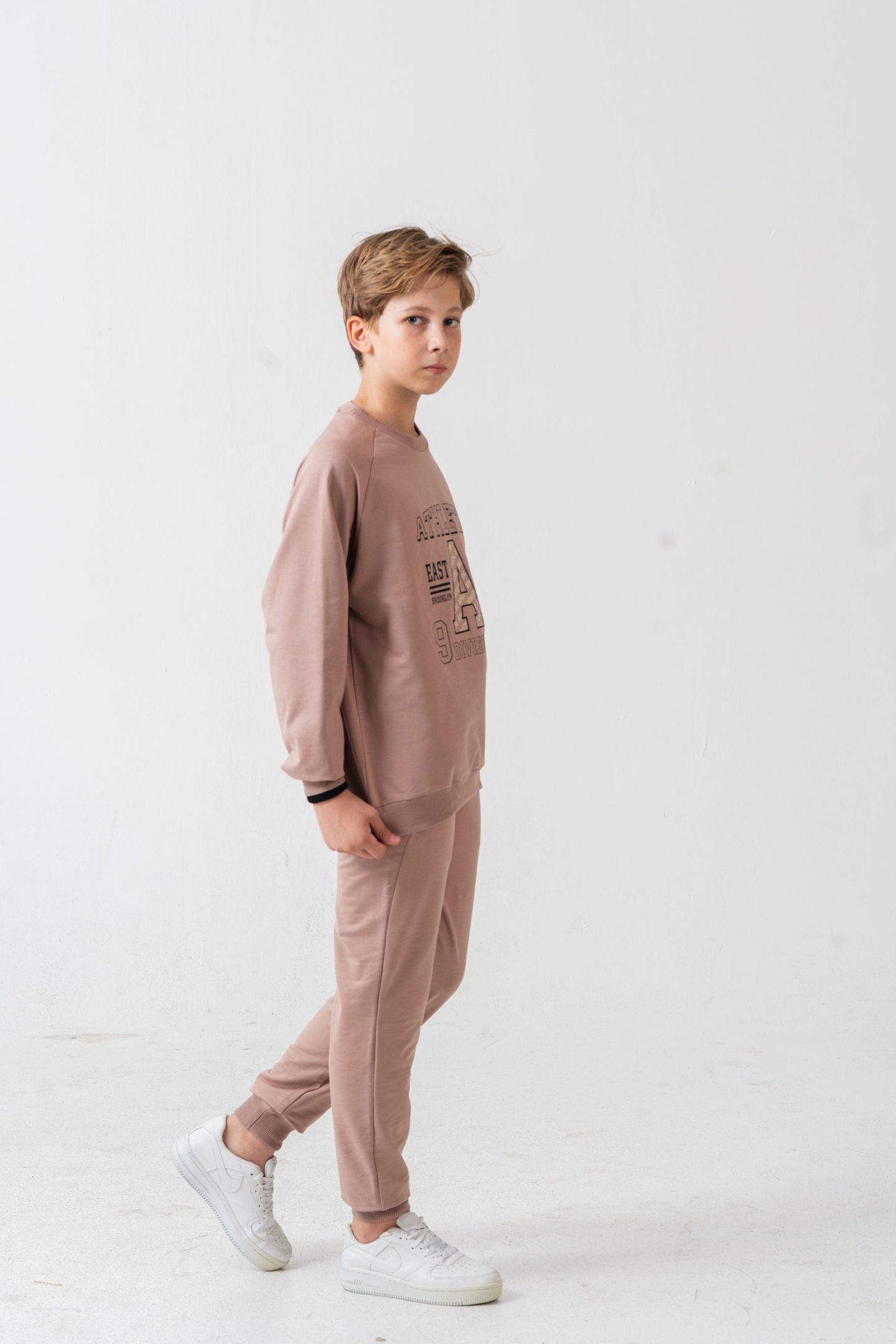 Athletic Baskılı Erkek Çocuk Alt Üst Eşofman Takımı