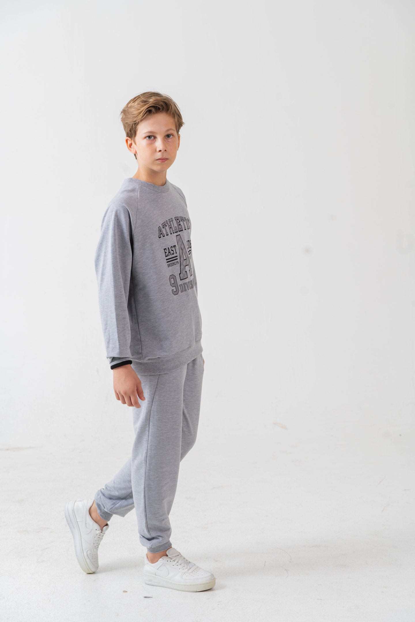 Athletic Baskılı Erkek Çocuk Alt Üst Eşofman Takımı