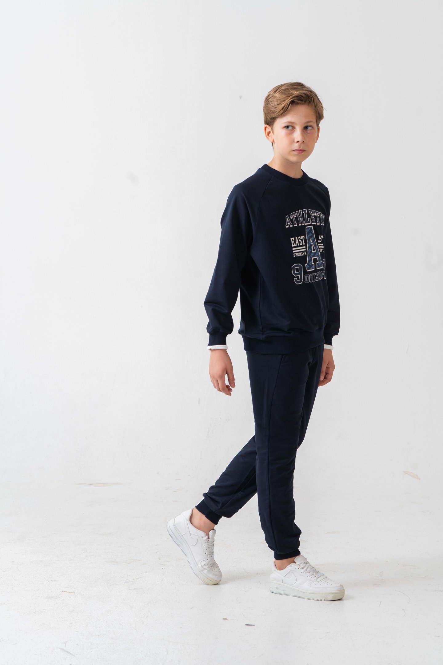 Athletic Baskılı Erkek Çocuk Alt Üst Eşofman Takımı