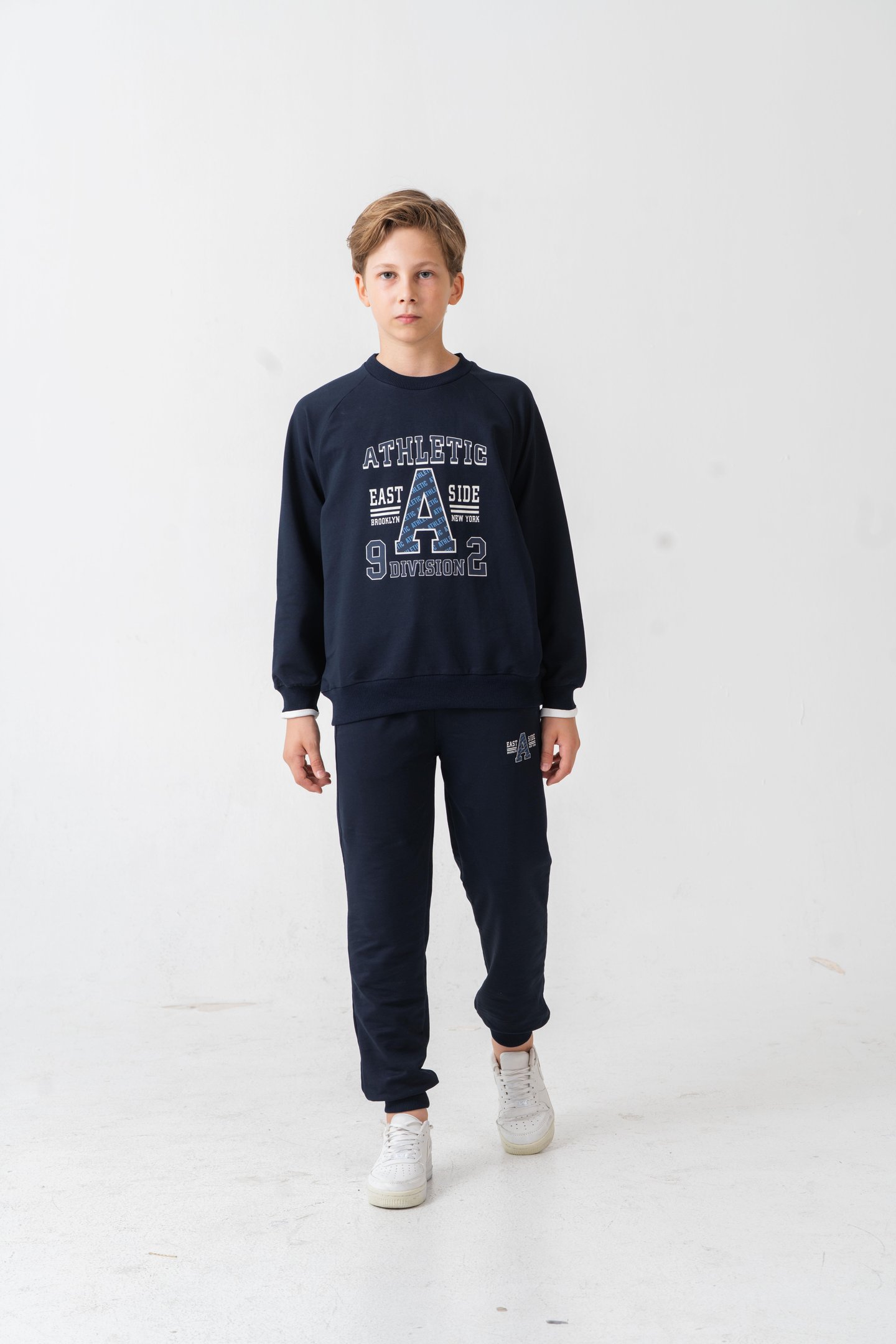 Athletic Baskılı Erkek Çocuk Alt Üst Eşofman Takımı