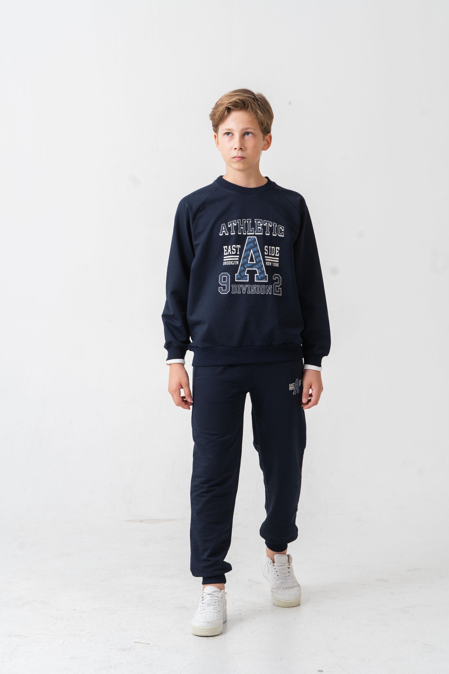 Athletic Baskılı Erkek Çocuk Alt Üst Eşofman Takımı