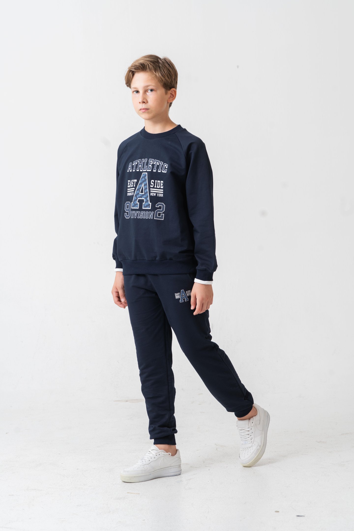 Athletic Baskılı Erkek Çocuk Alt Üst Eşofman Takımı