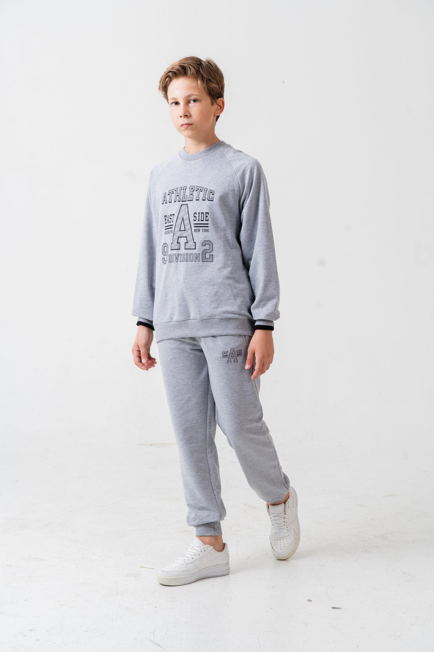 Athletic Baskılı Erkek Çocuk Alt Üst Eşofman Takımı