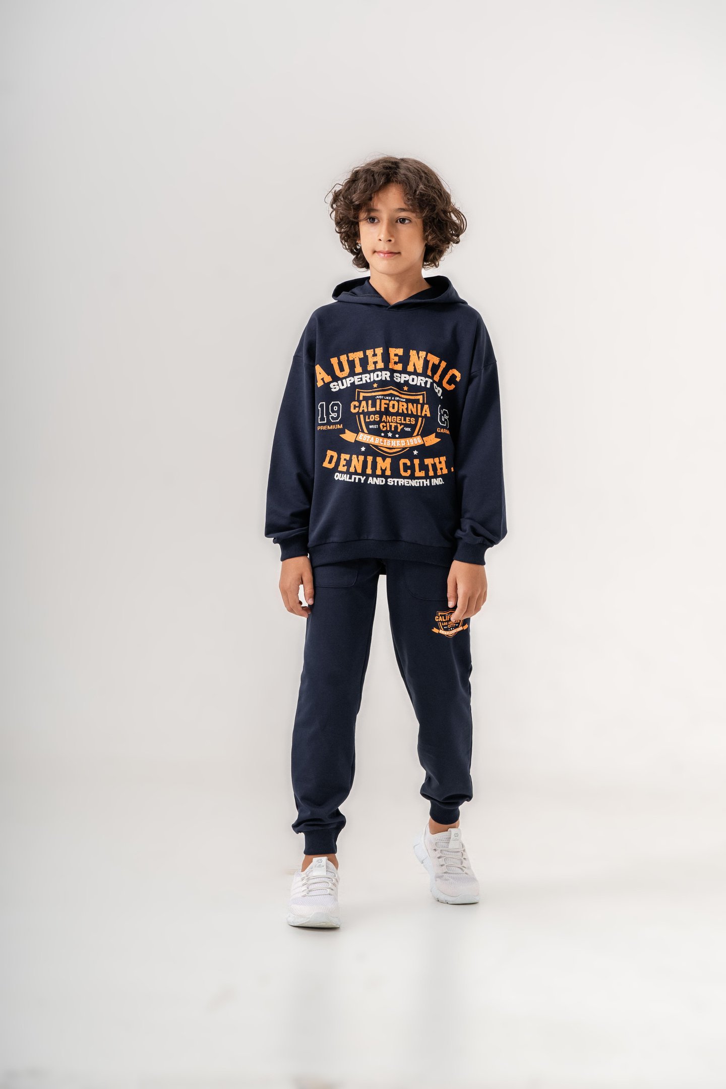 Authentic Denim Los Angeles City WestSide Erkek Çocuk Alt-Üst Eşofman Takımı