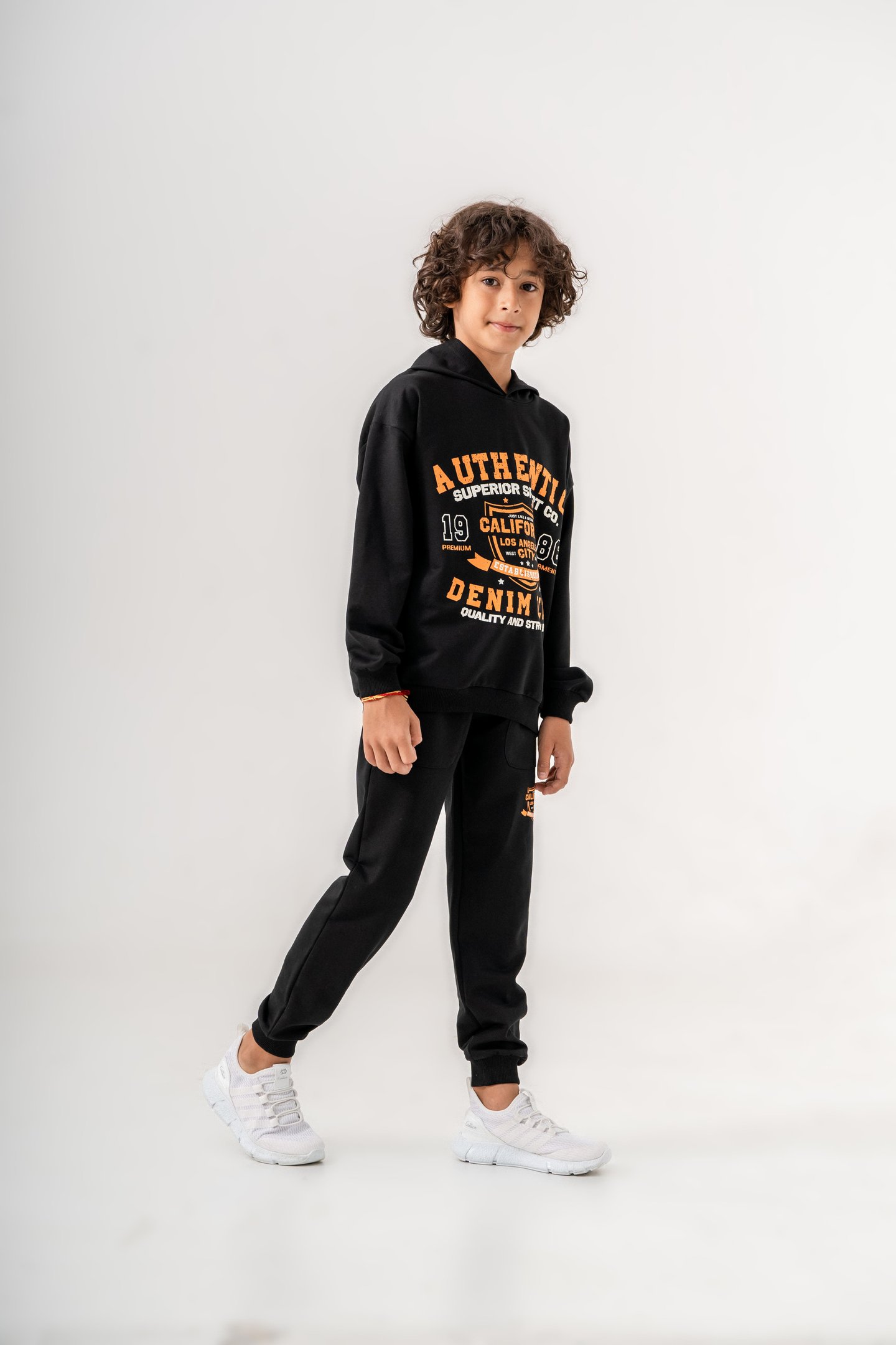 Authentic Denim Los Angeles City WestSide Erkek Çocuk Alt-Üst Eşofman Takımı