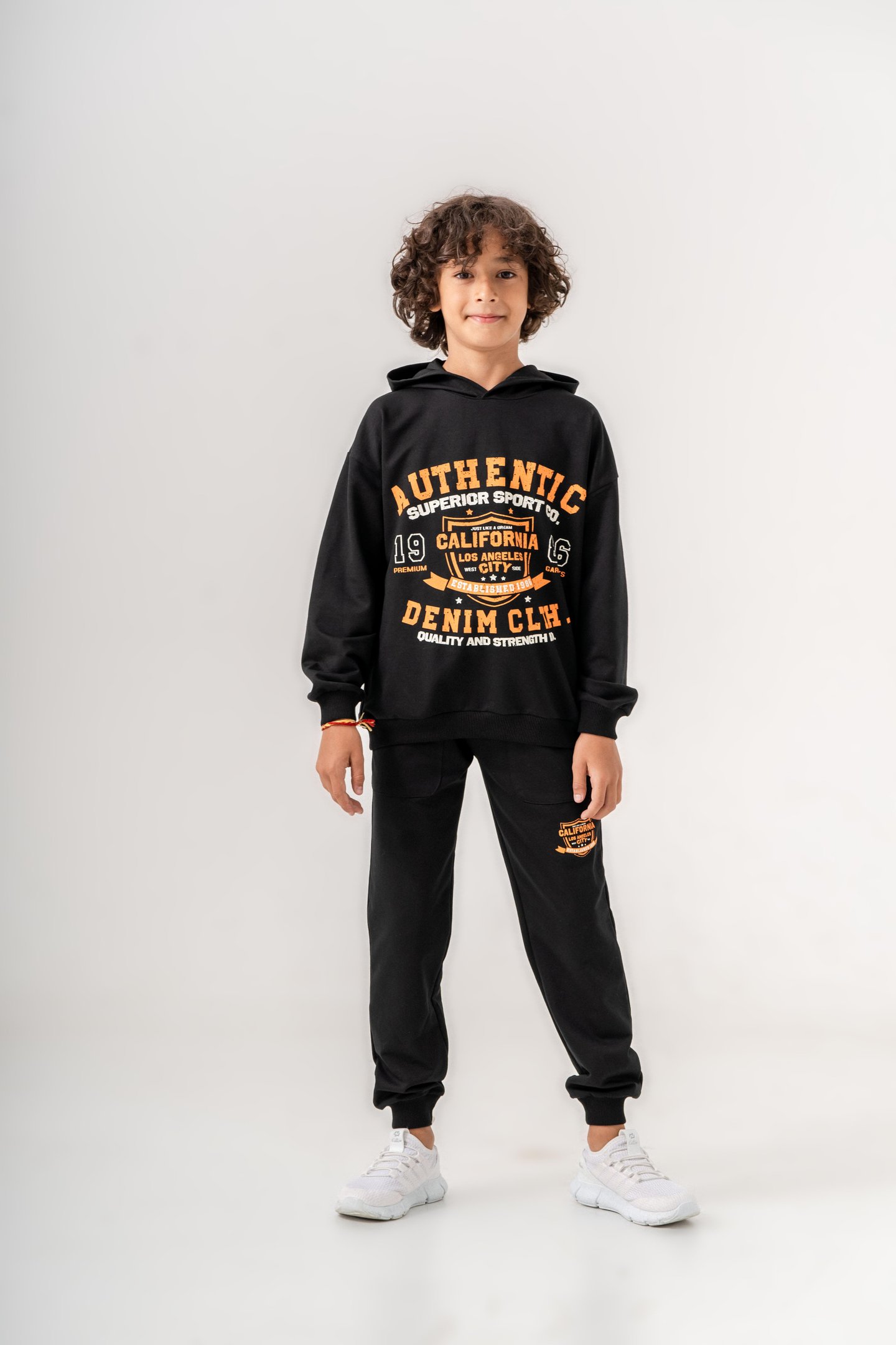 Authentic Denim Los Angeles City WestSide Erkek Çocuk Alt-Üst Eşofman Takımı