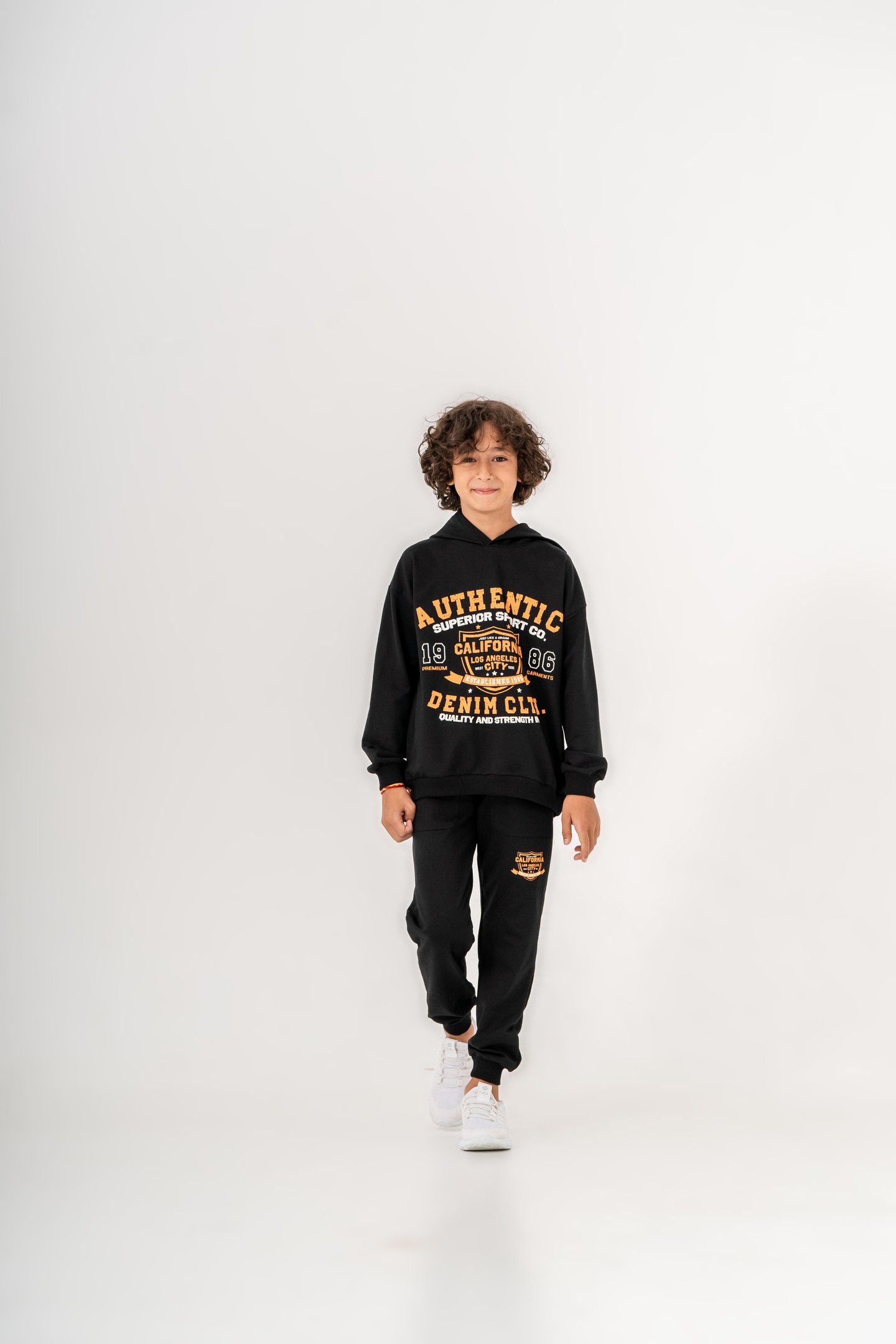 Authentic Denim Los Angeles City WestSide Erkek Çocuk Alt-Üst Eşofman Takımı