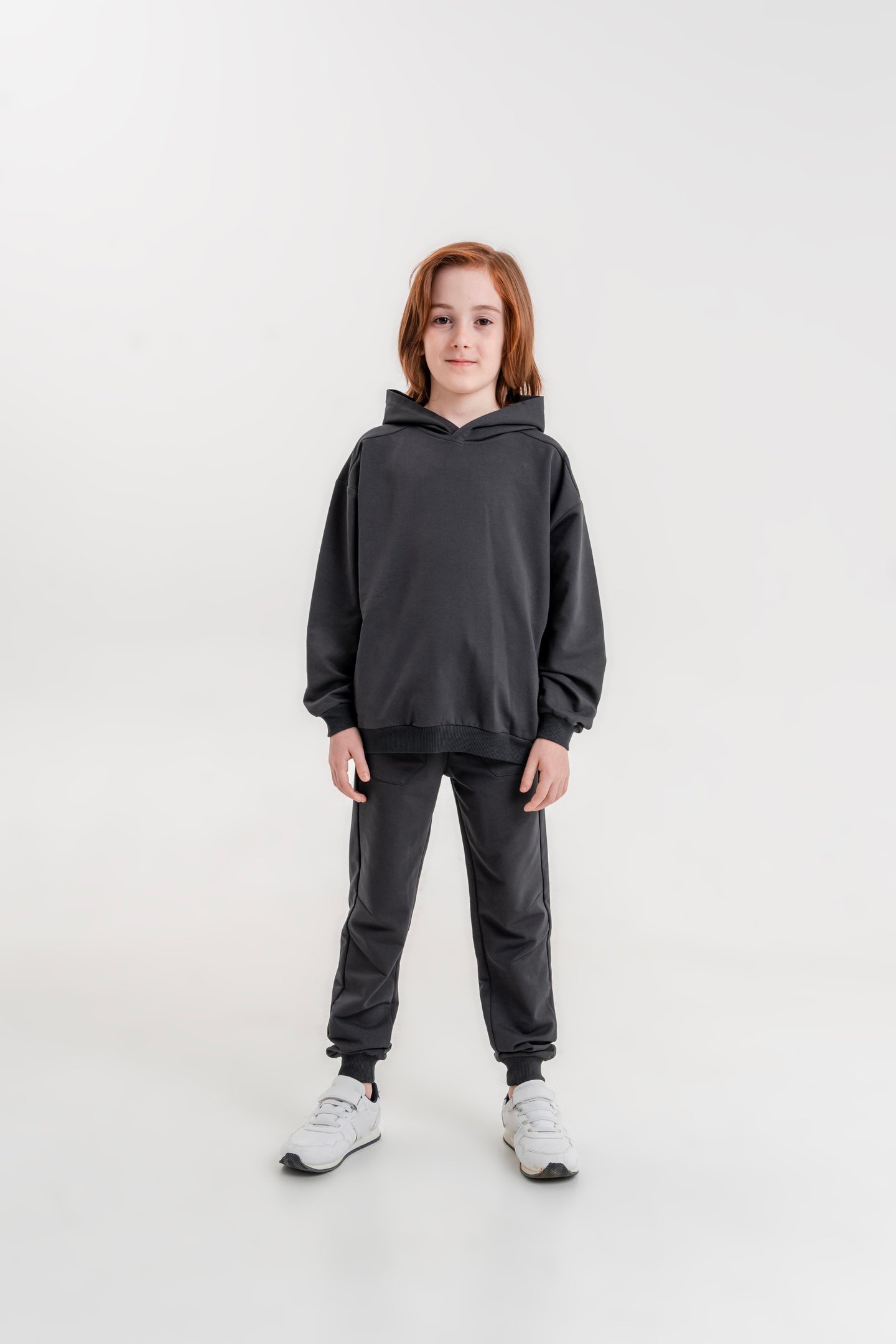 Basic Kapüşonlu Sweatshirt Eşofman Takımı