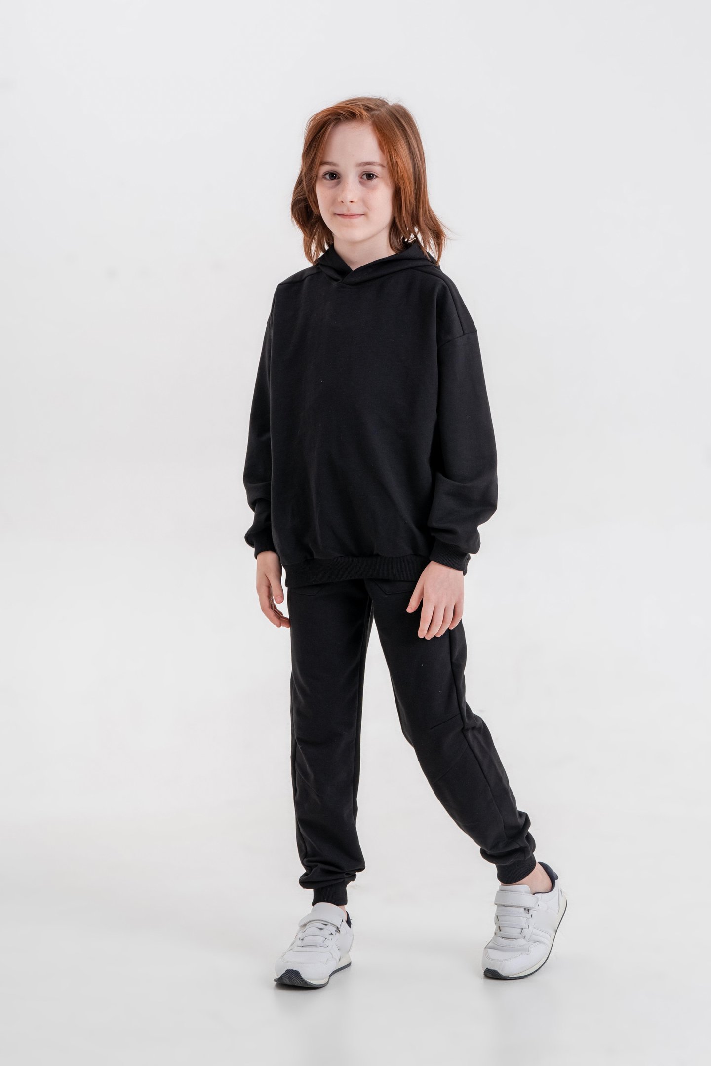 Basic Kapüşonlu Sweatshirt Eşofman Takımı