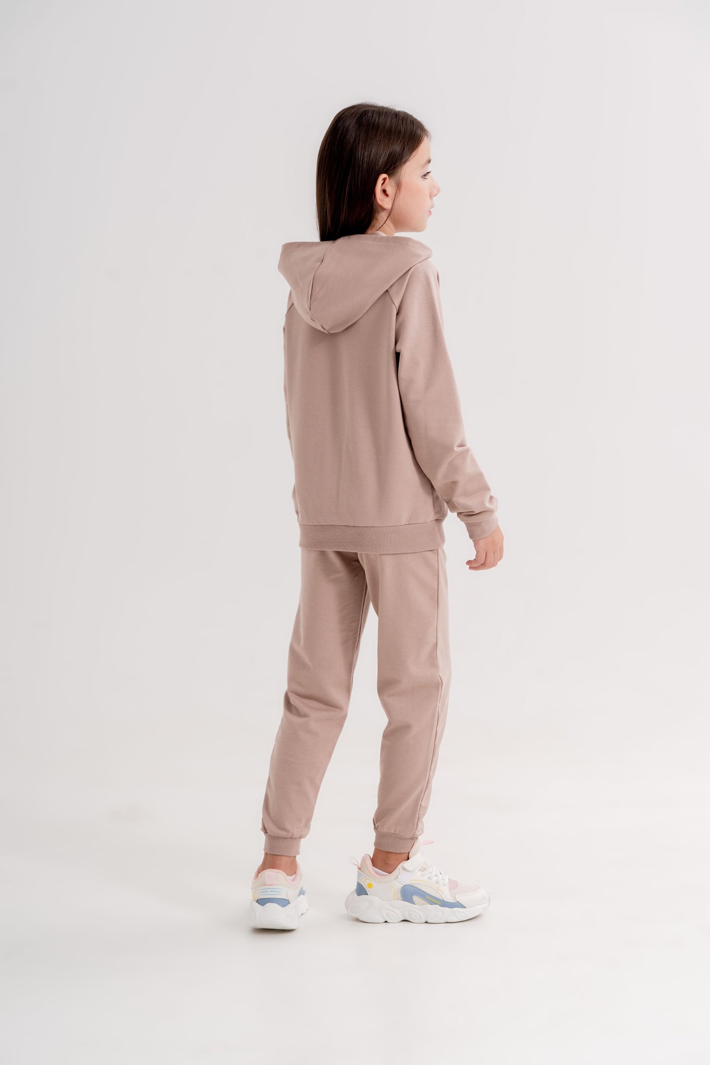 Basic Kız Çocuk Spor Fermuarlı Eşofman Takımı