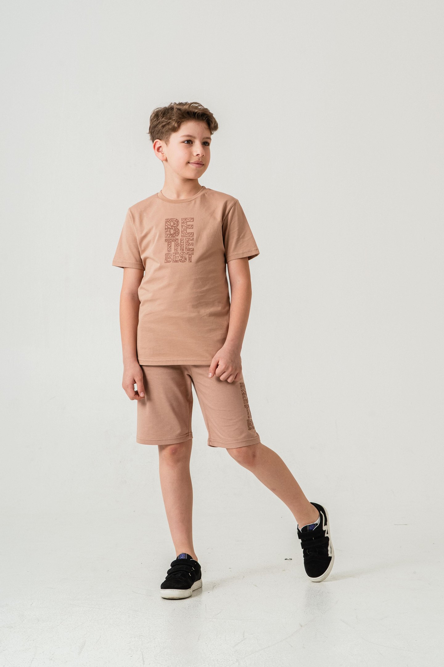 Be The Best Baskılı  Erkek Çocuk Şort - Tişört Takımı