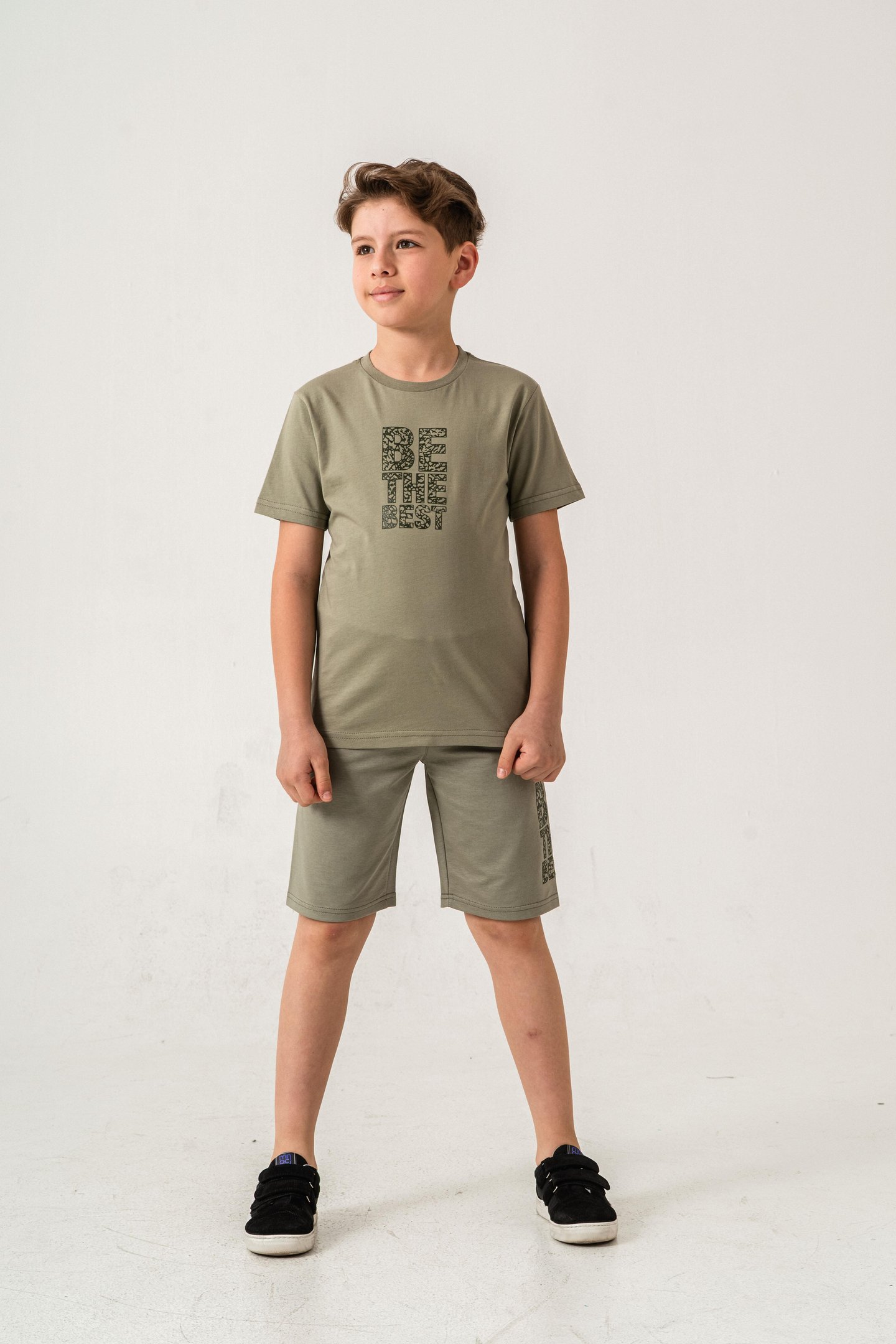 Be The Best Baskılı  Erkek Çocuk Şort - Tişört Takımı