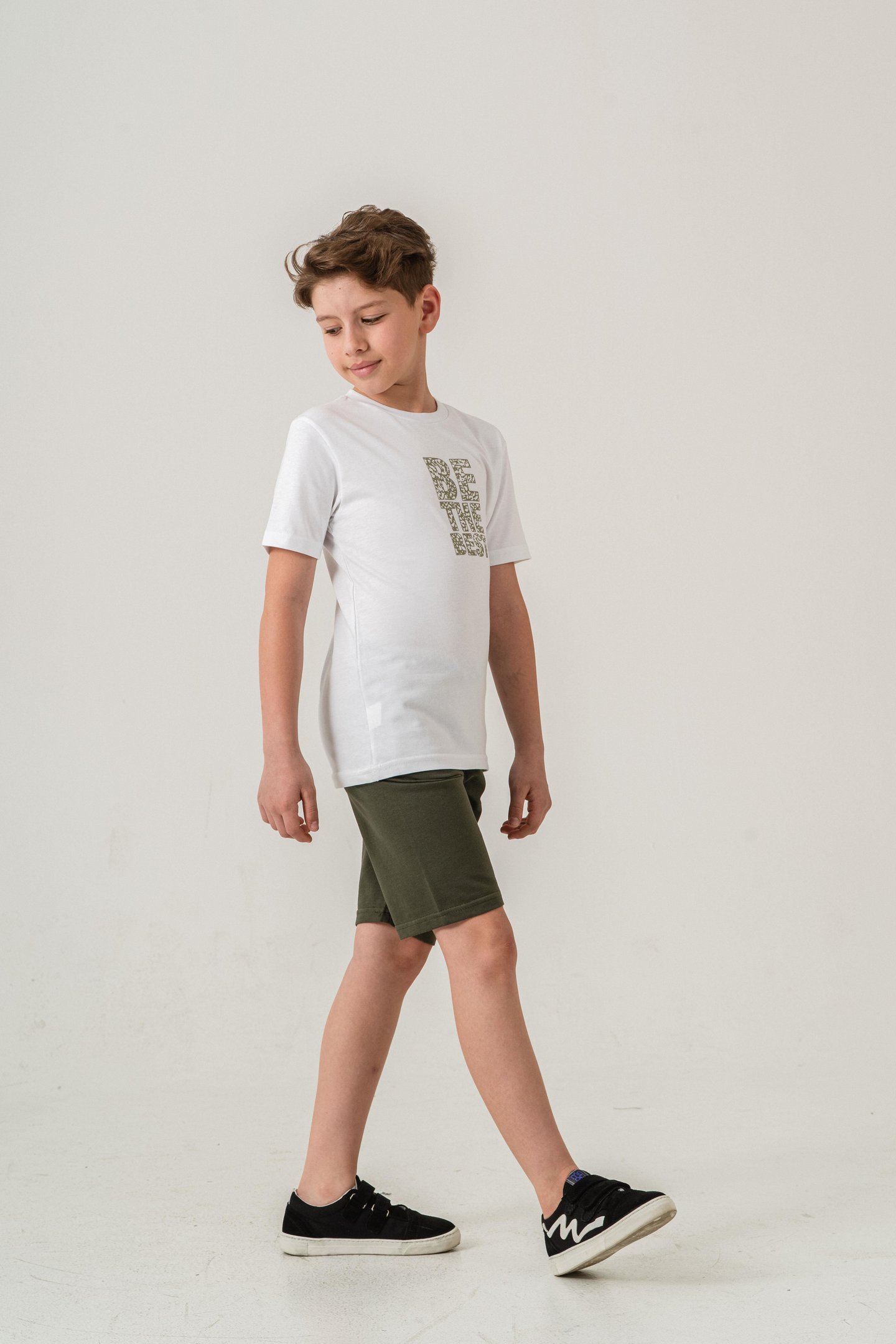 Be The Best Baskılı  Erkek Çocuk Şort - Tişört Takımı