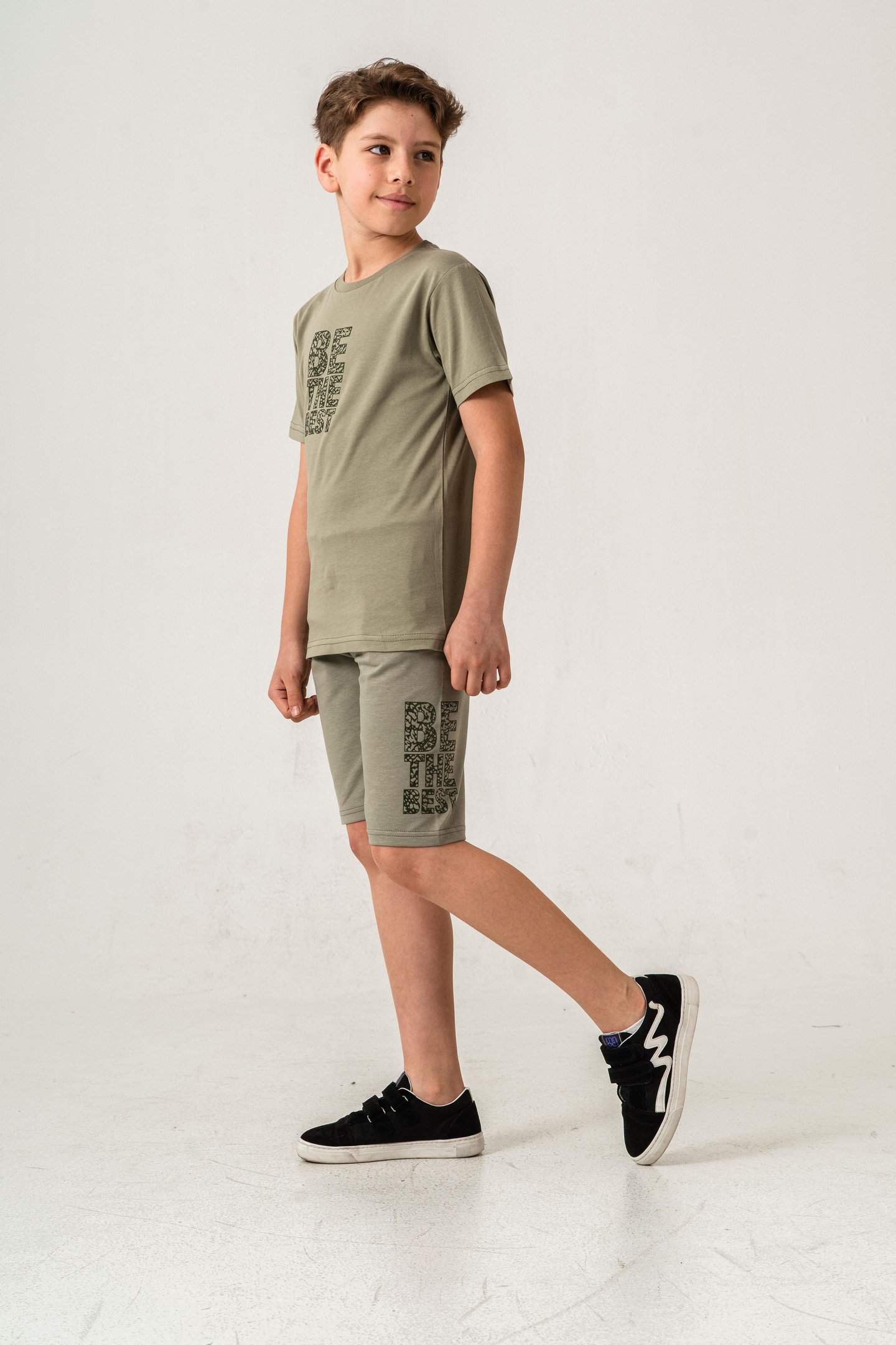 Be The Best Baskılı  Erkek Çocuk Şort - Tişört Takımı