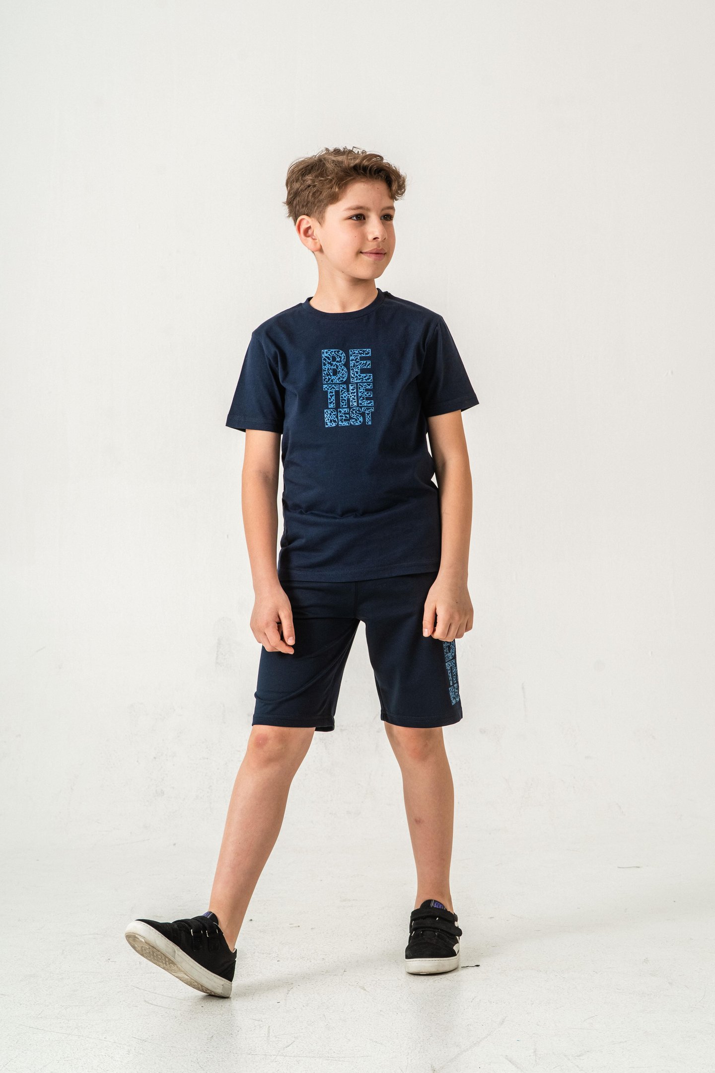 Be The Best Baskılı  Erkek Çocuk Şort - Tişört Takımı