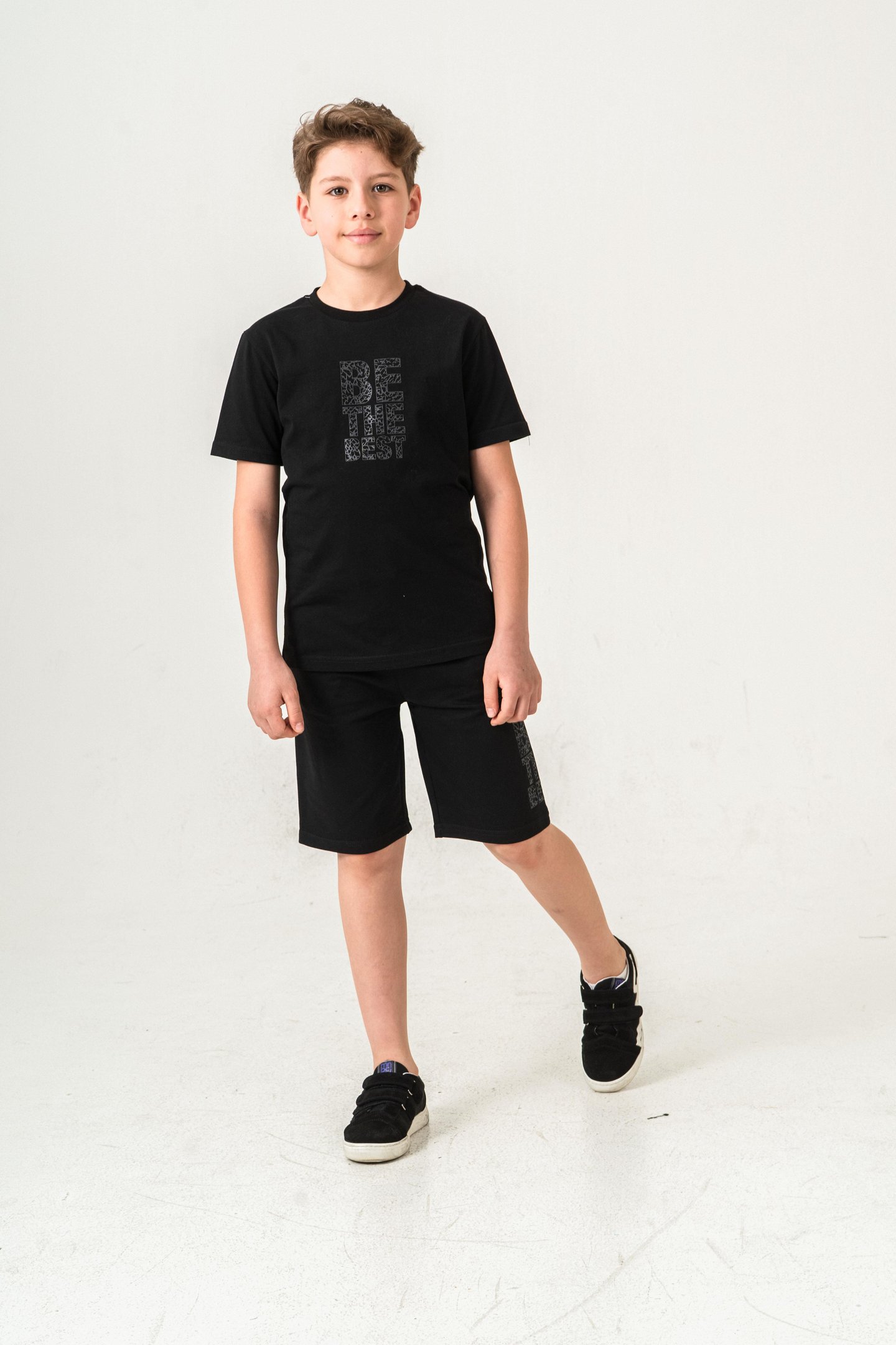 Be The Best Baskılı  Erkek Çocuk Şort - Tişört Takımı