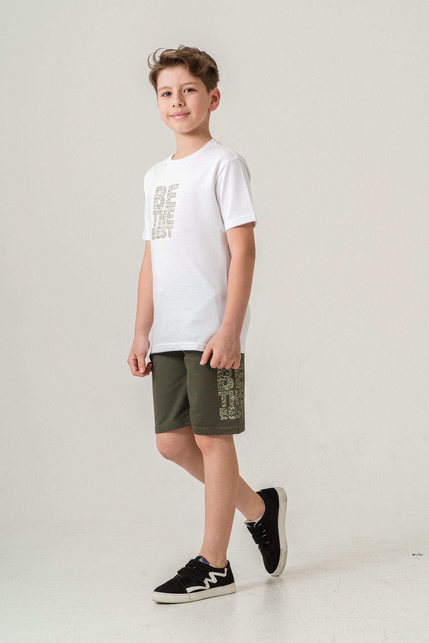 Be The Best Baskılı  Erkek Çocuk Şort - Tişört Takımı