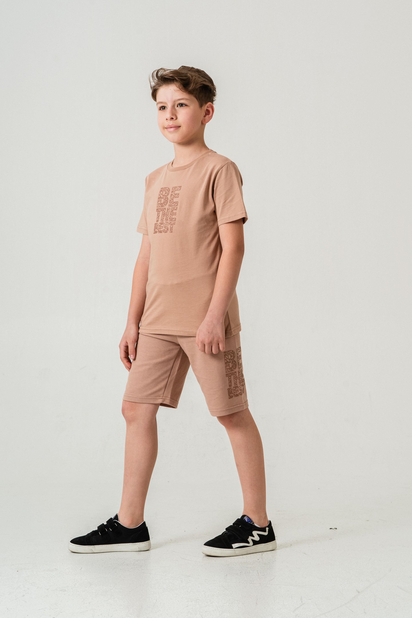 Be The Best Baskılı  Erkek Çocuk Şort - Tişört Takımı