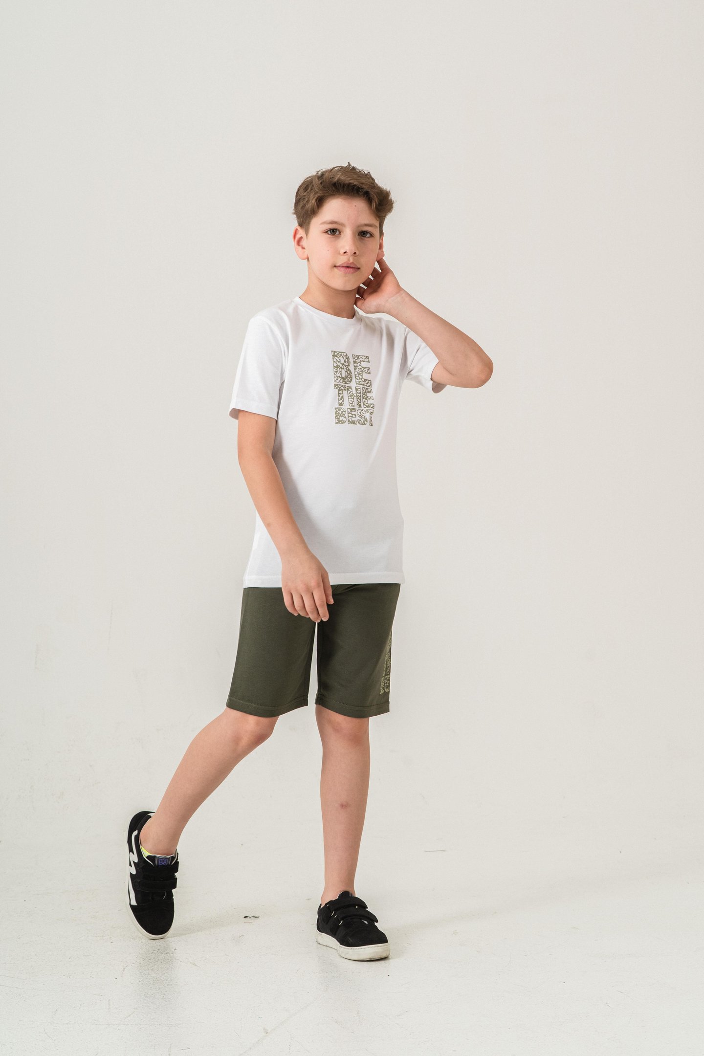 Be The Best Baskılı  Erkek Çocuk Şort - Tişört Takımı