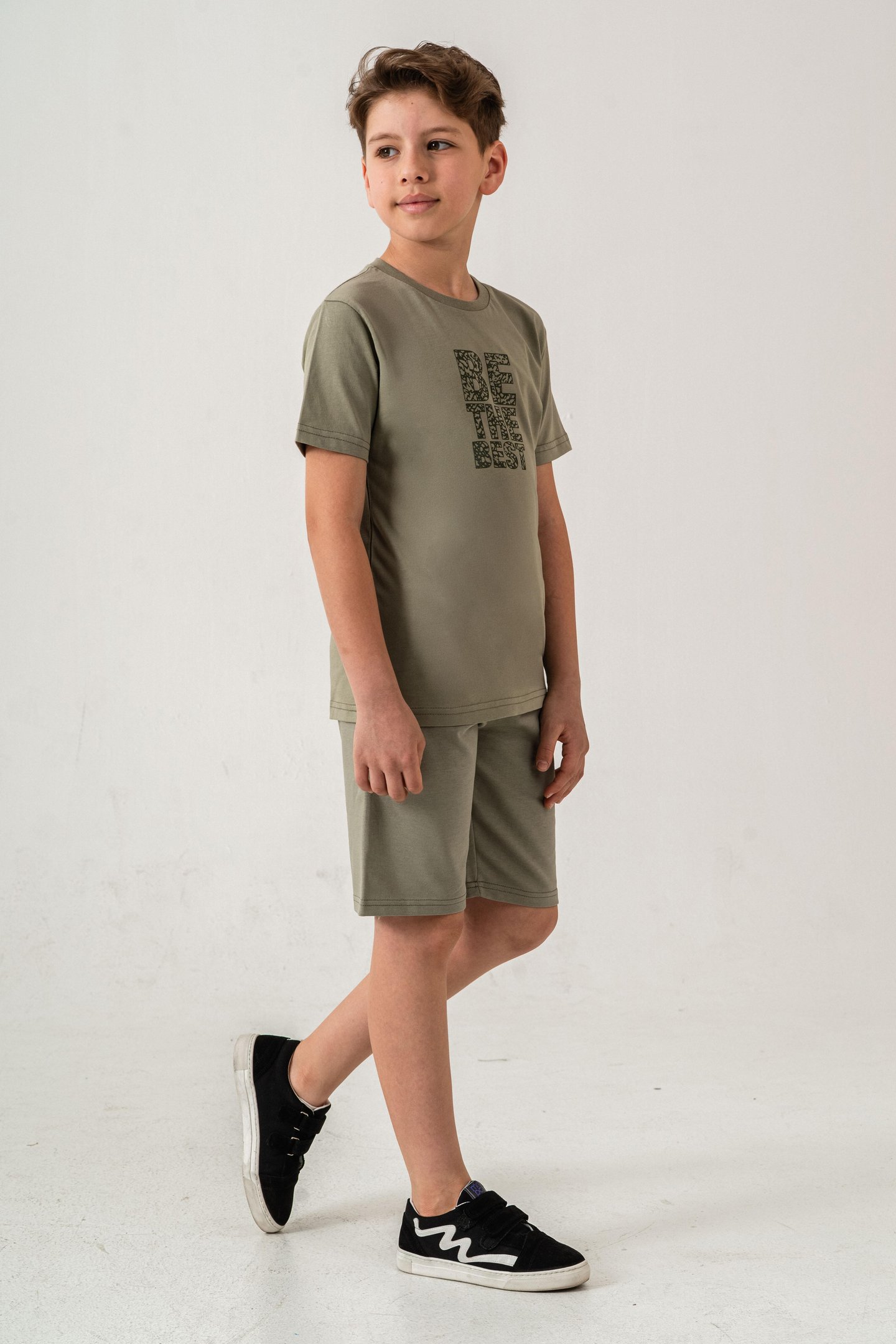 Be The Best Baskılı  Erkek Çocuk Şort - Tişört Takımı