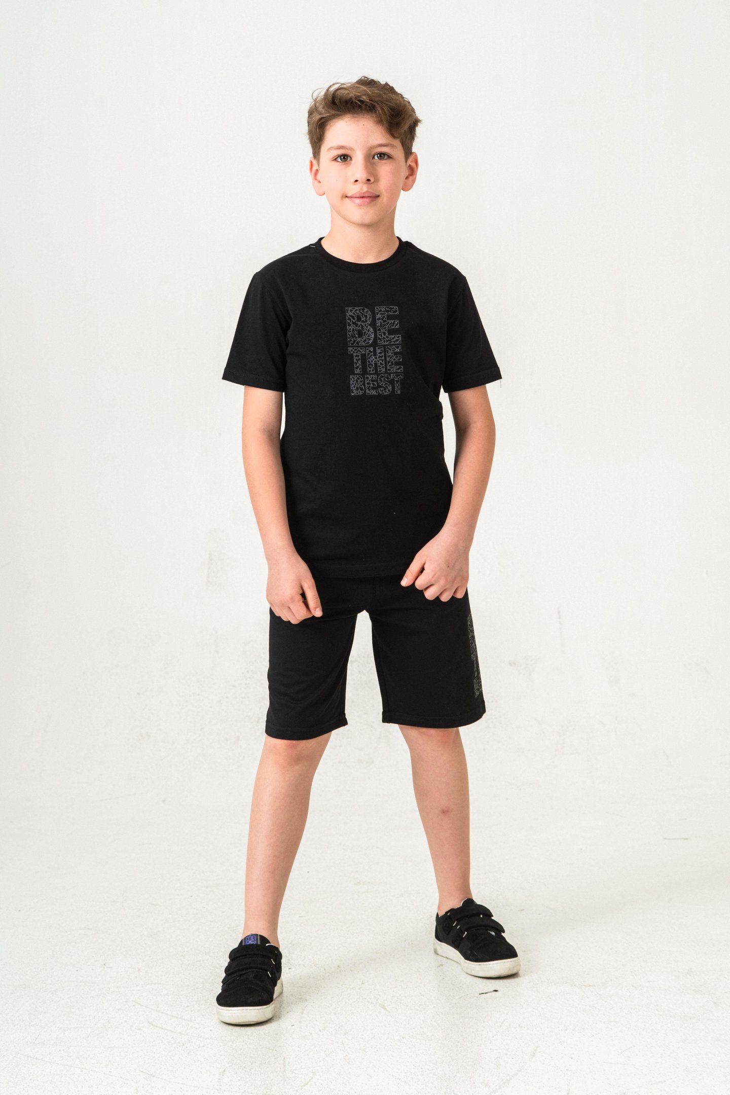 Be The Best Baskılı  Erkek Çocuk Şort - Tişört Takımı