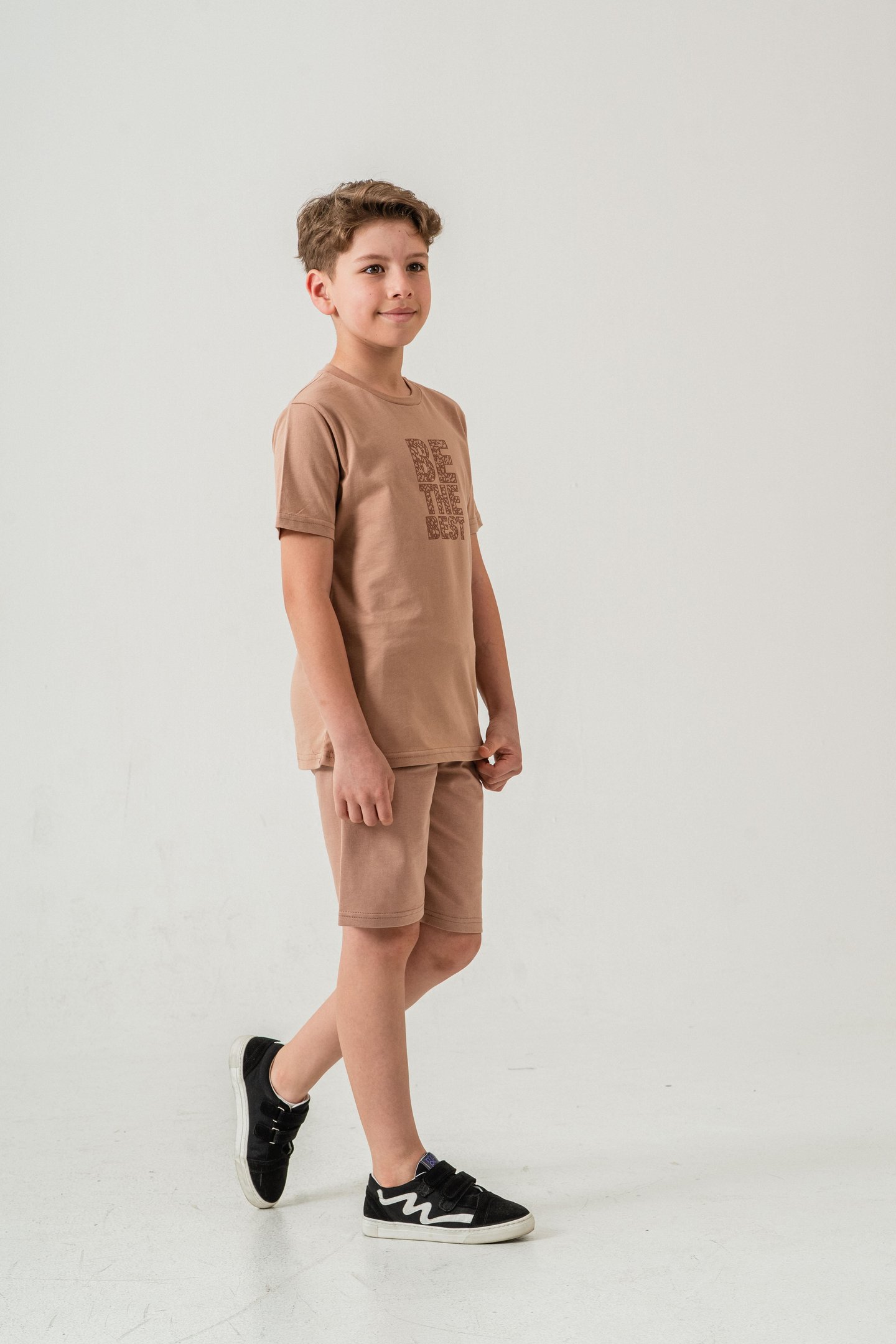 Be The Best Baskılı  Erkek Çocuk Şort - Tişört Takımı