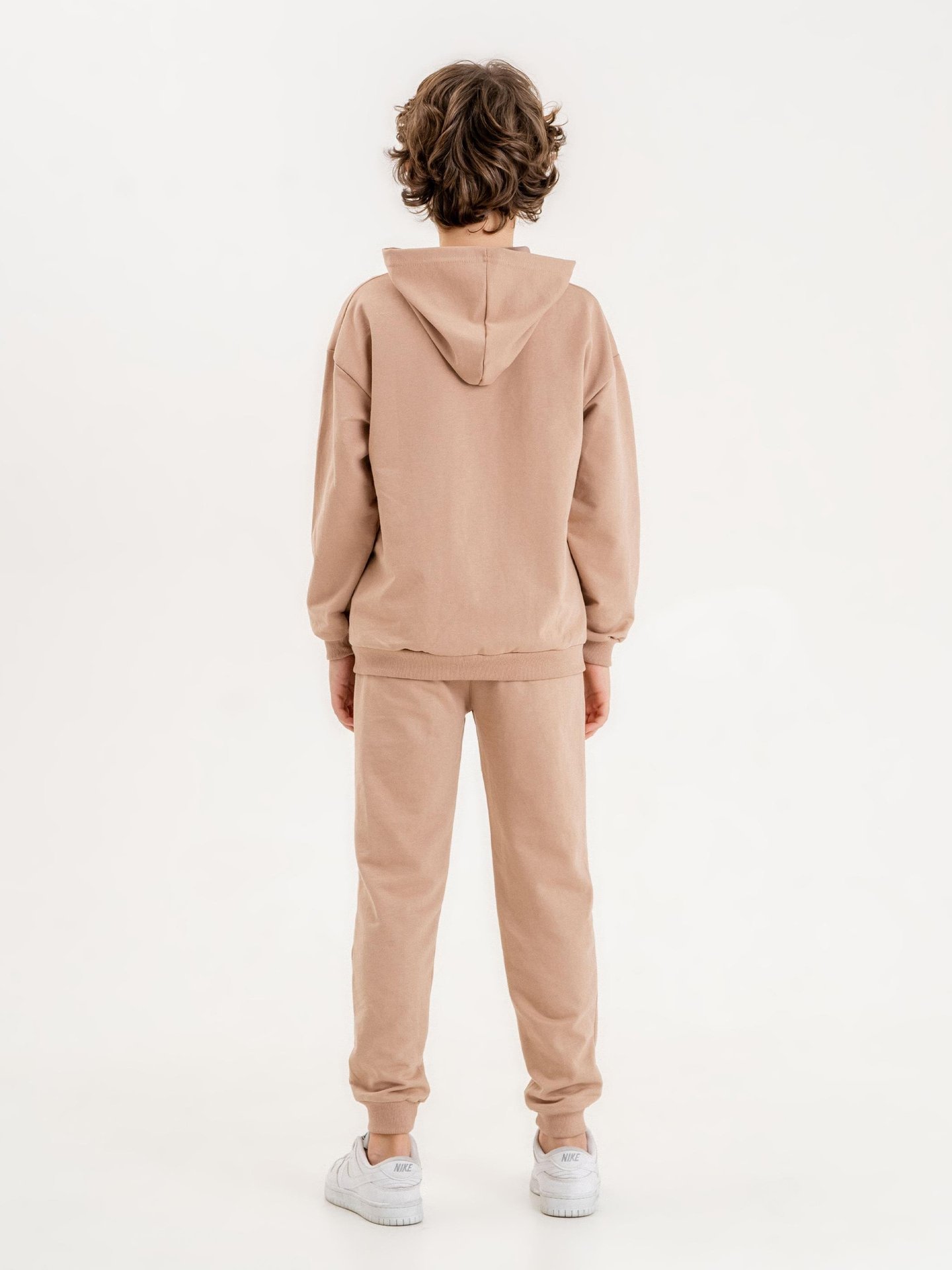 Best Team Baskılı Kapüşonlu Kol Bacak Fermuar Detaylı Alt Üst Erkek Çocuk Eşofman Takımı