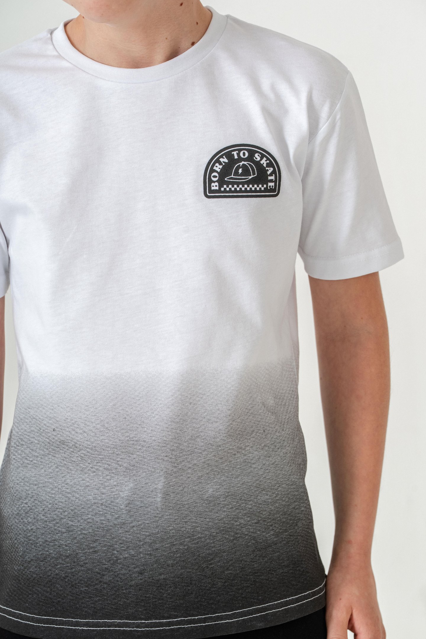 Born The Skate Baskılı  Erkek Çocuk Şort - Tişört Takımı