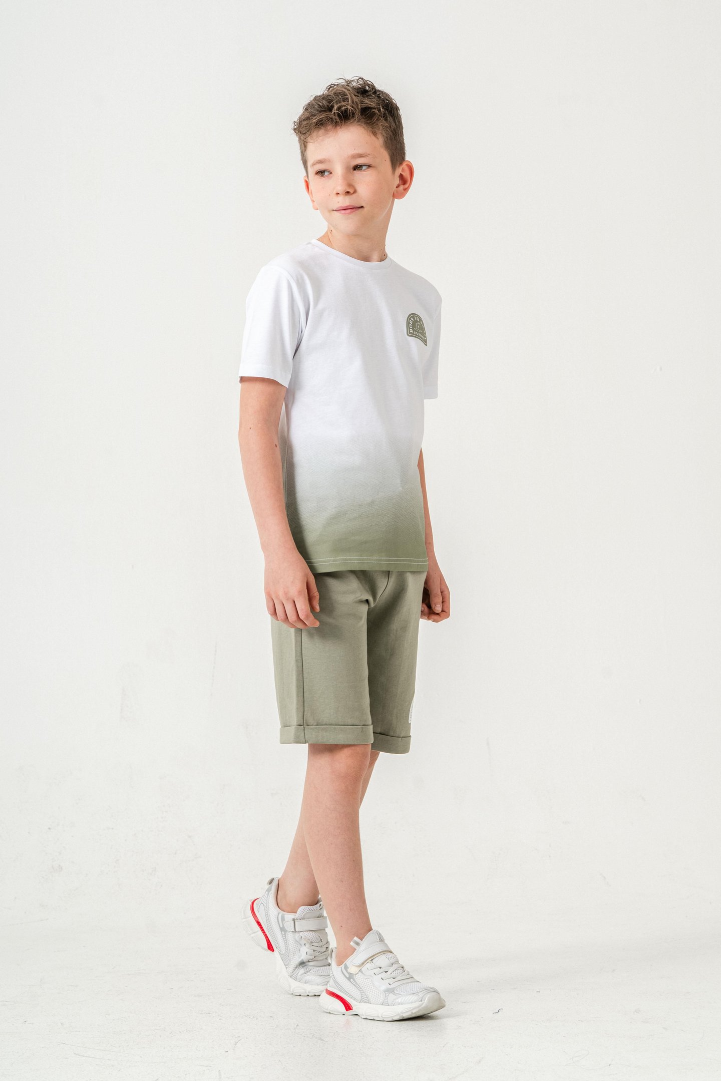 Born The Skate Baskılı  Erkek Çocuk Şort - Tişört Takımı