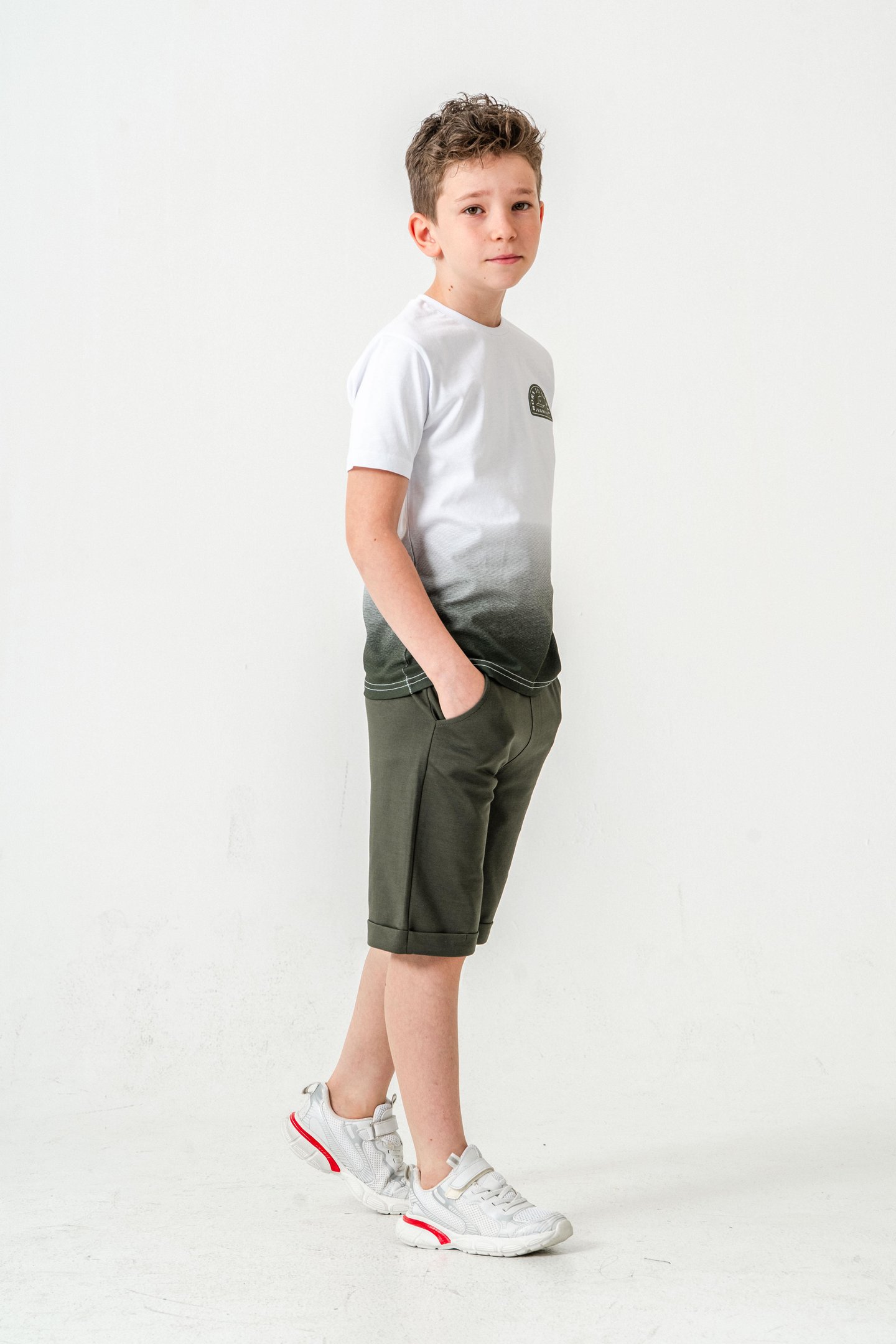 Born The Skate Baskılı  Erkek Çocuk Şort - Tişört Takımı