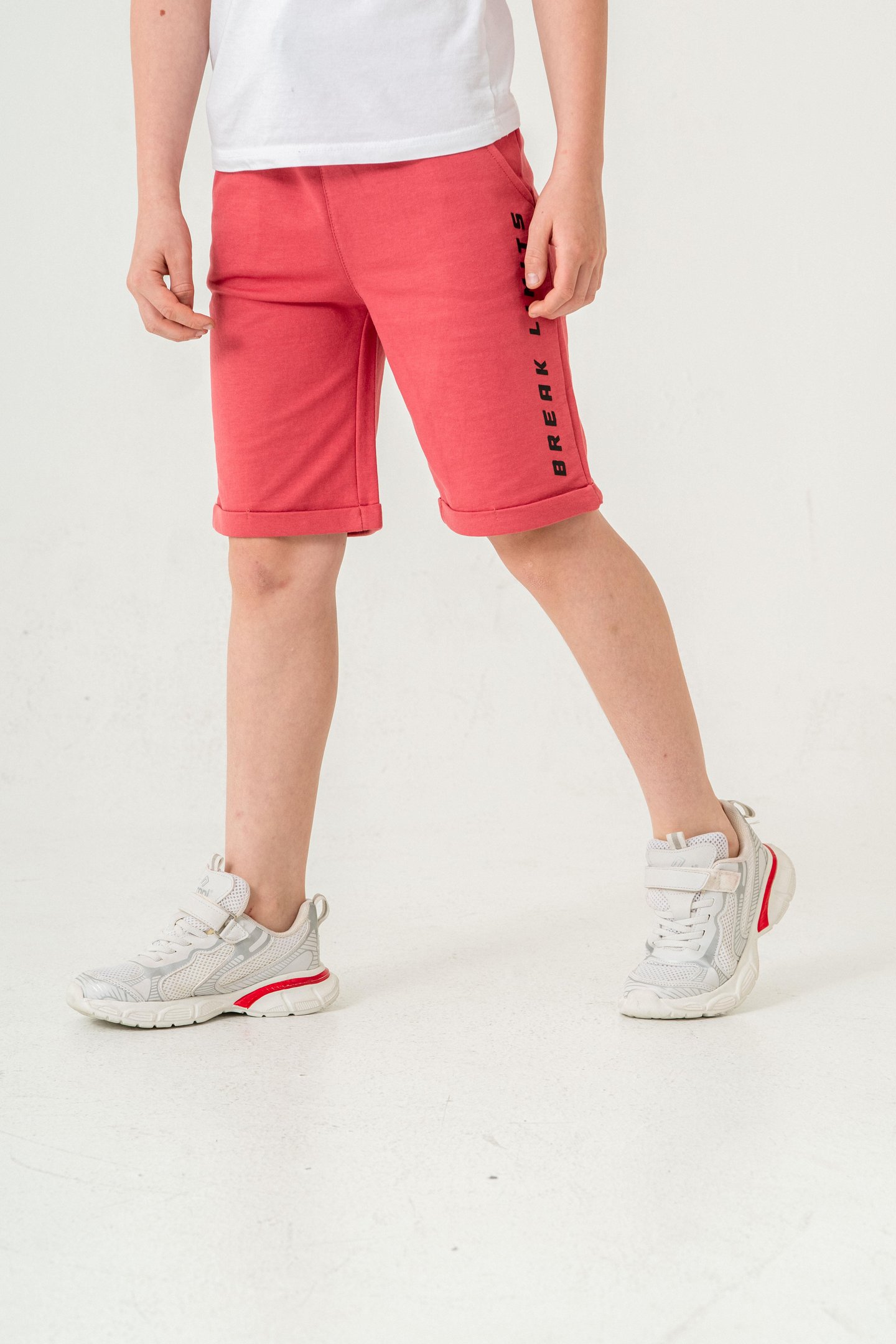 Break Limits Baskılı Arka Cepli Erkek Çocuk Şort