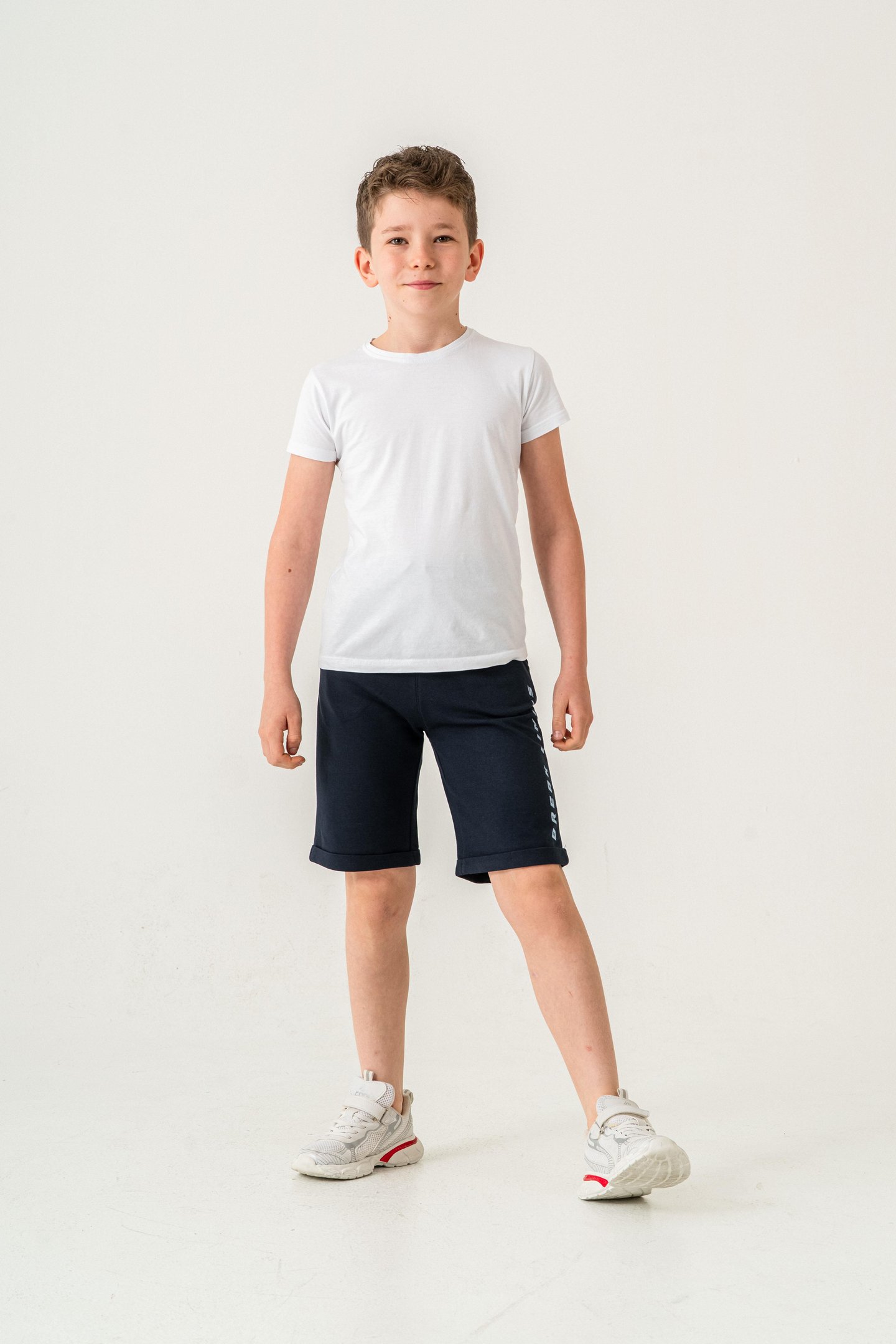 Break Limits Baskılı Arka Cepli Erkek Çocuk Şort