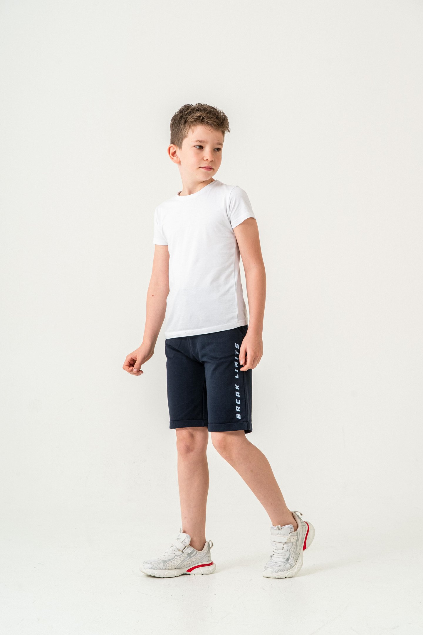 Break Limits Baskılı Arka Cepli Erkek Çocuk Şort